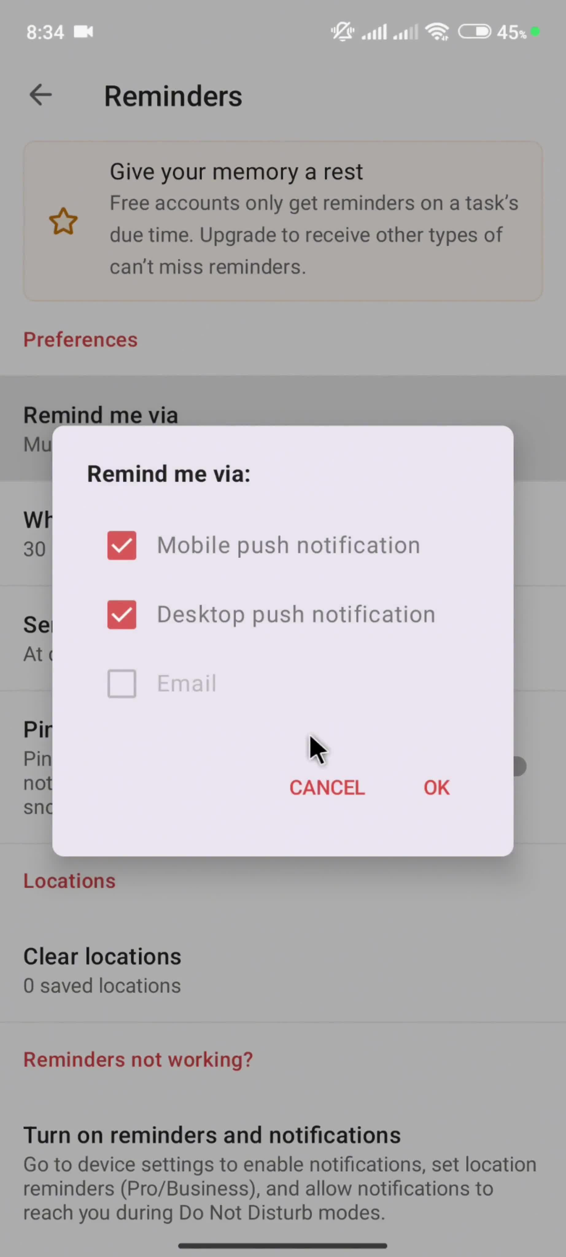 General browsing screenshot