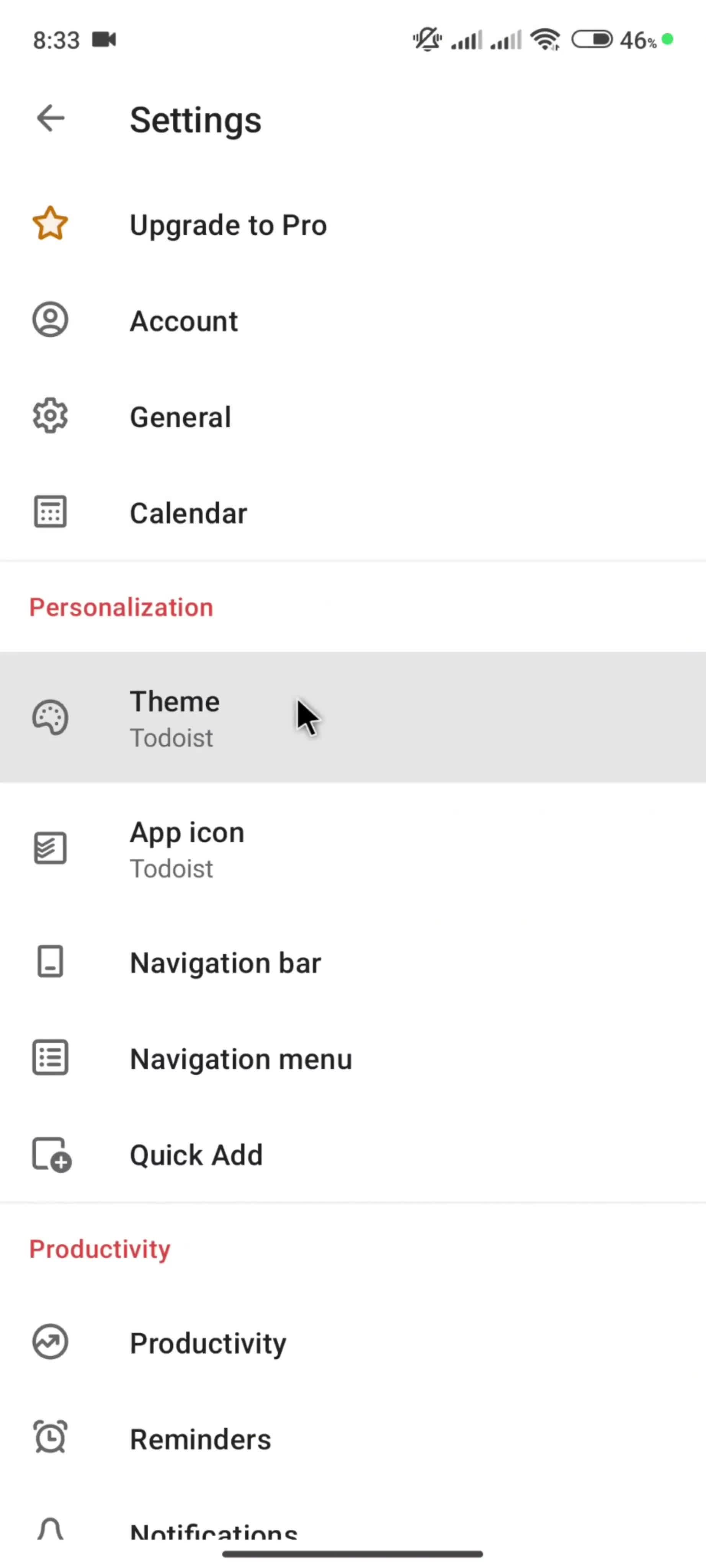 General browsing screenshot