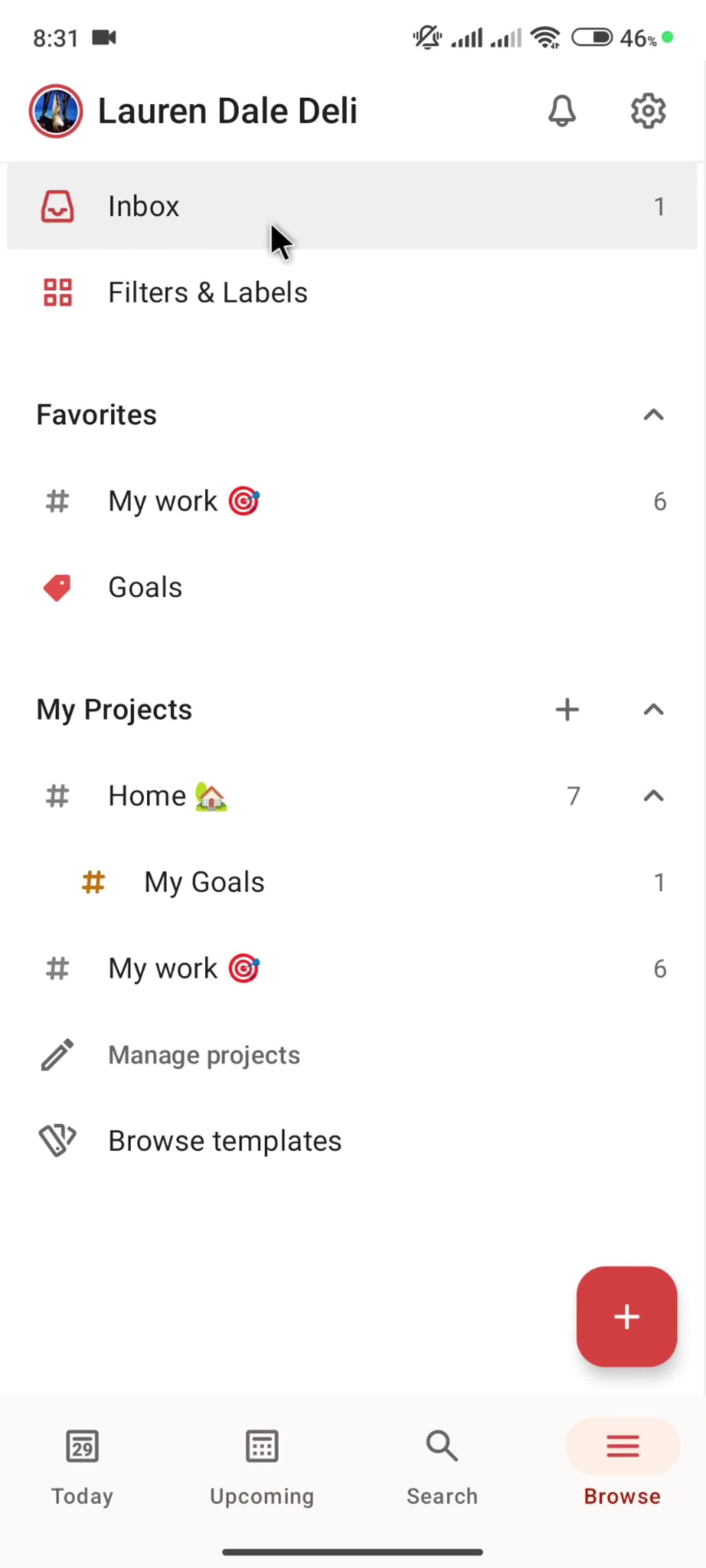 General browsing screenshot