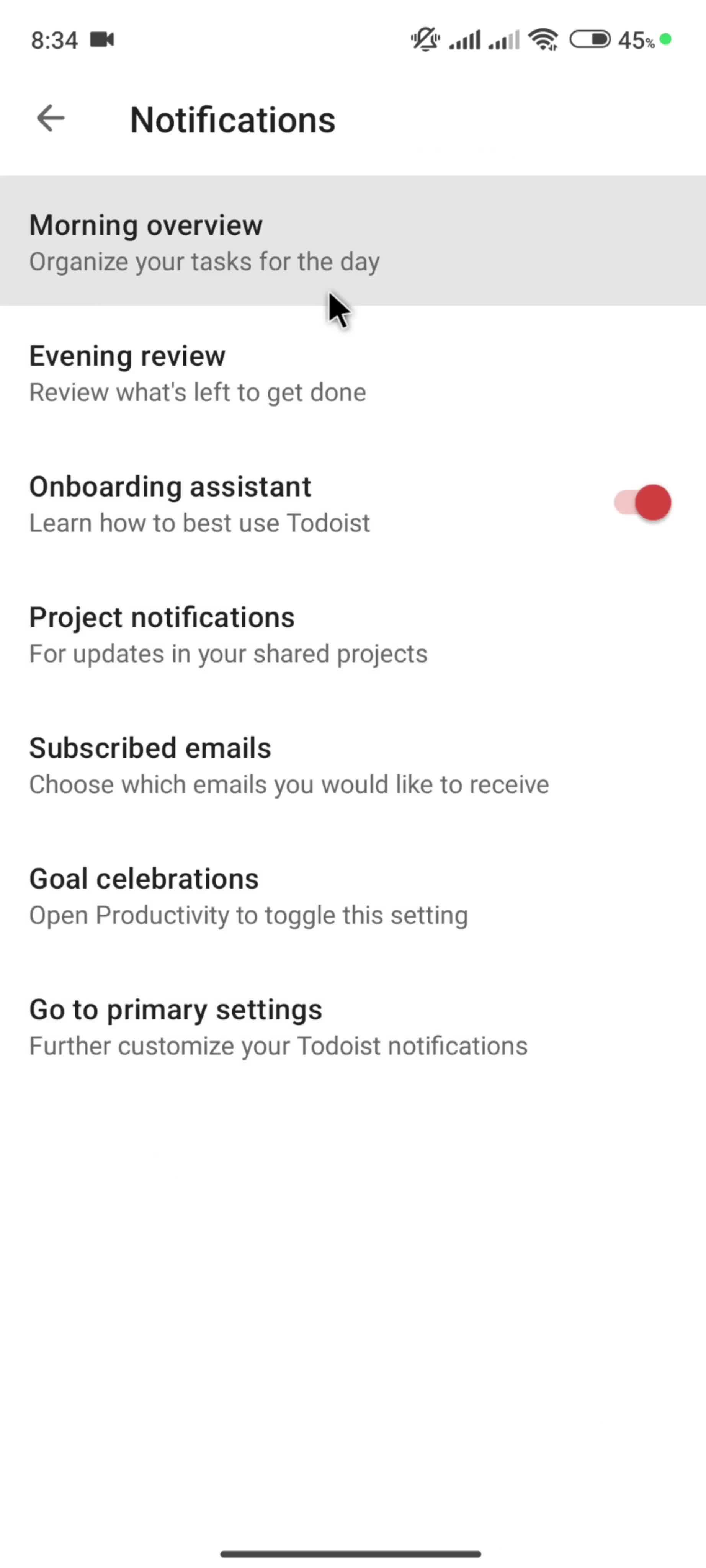 General browsing screenshot