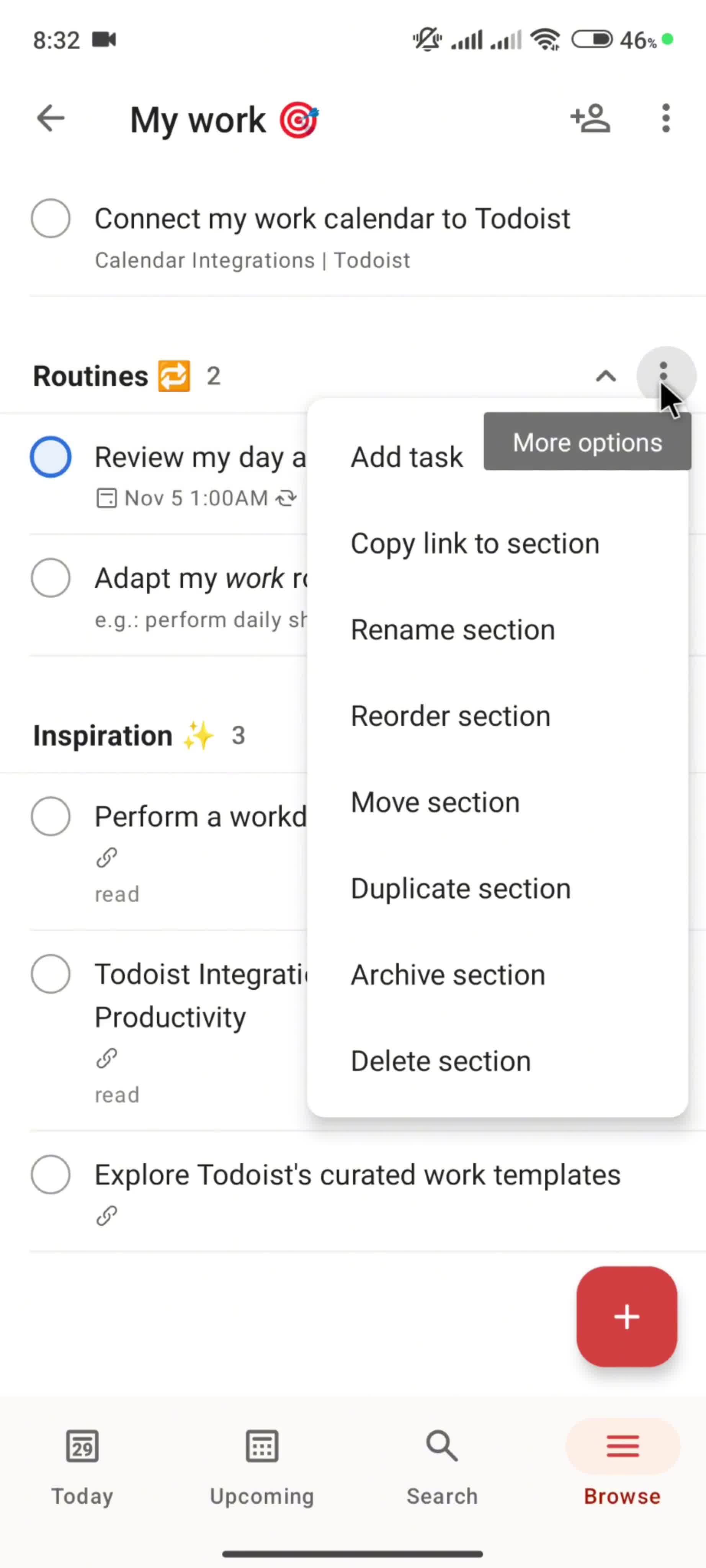General browsing screenshot