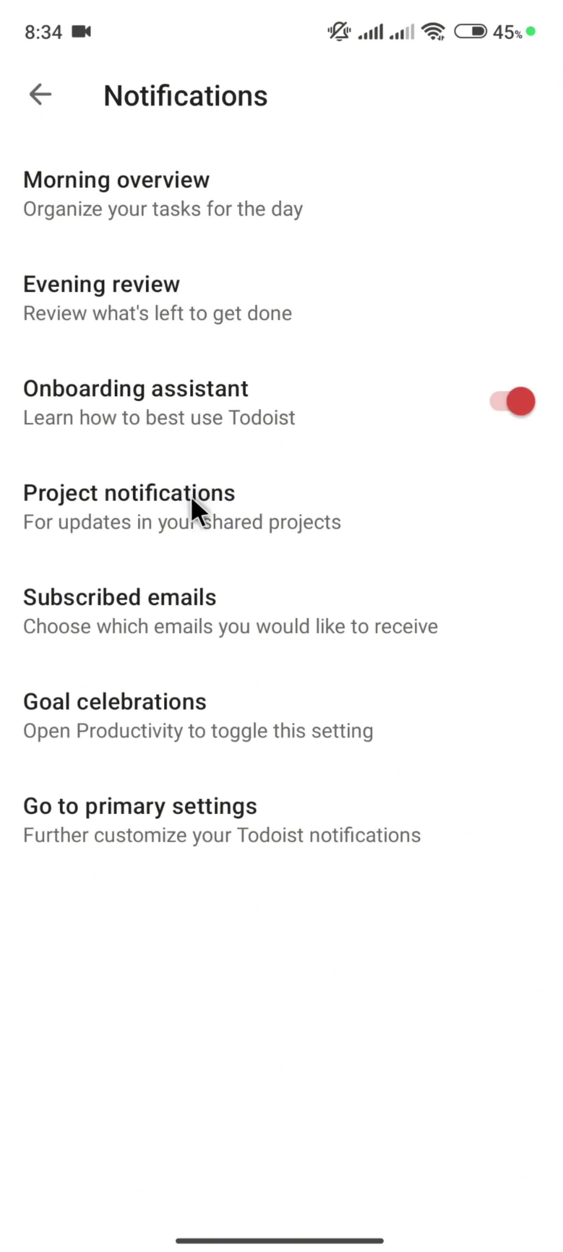 General browsing screenshot