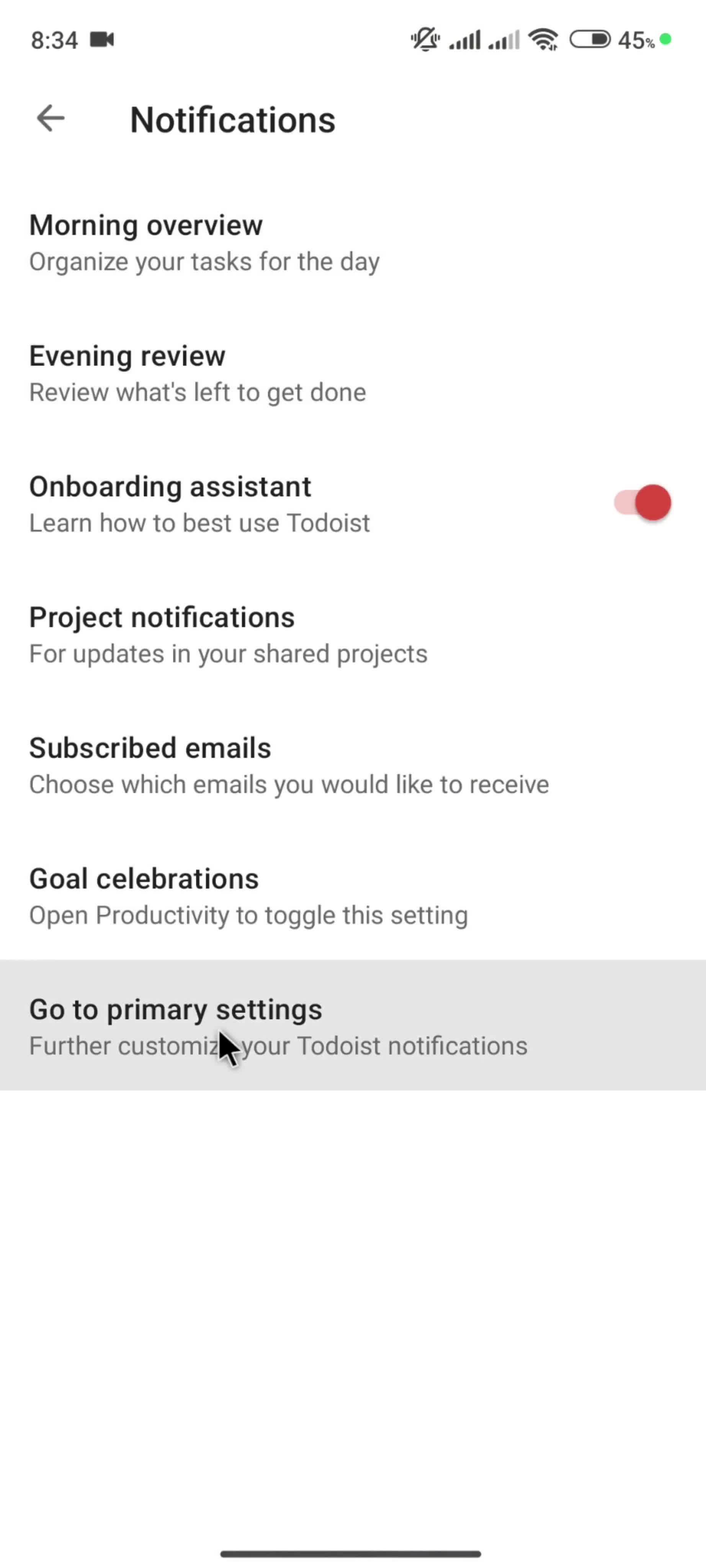 General browsing screenshot