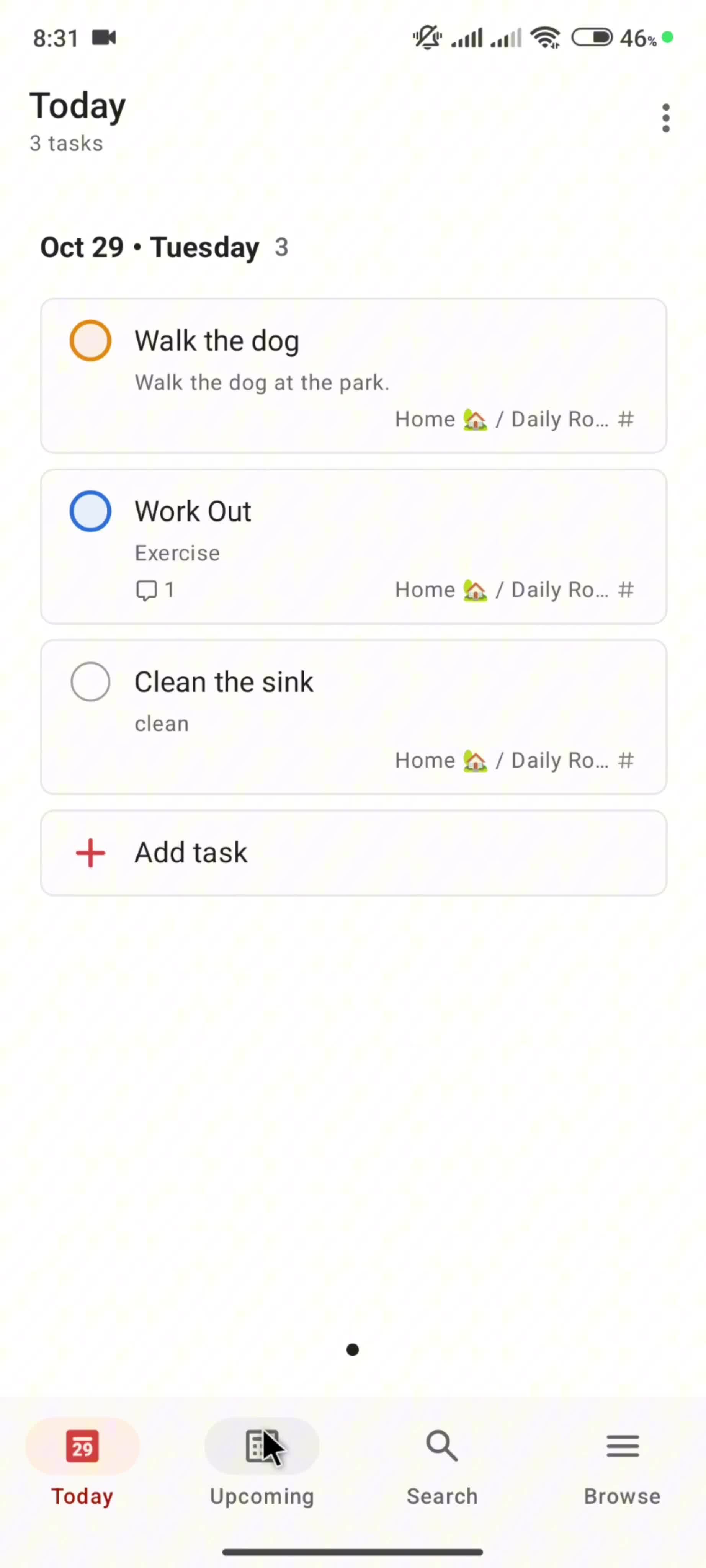 General browsing screenshot