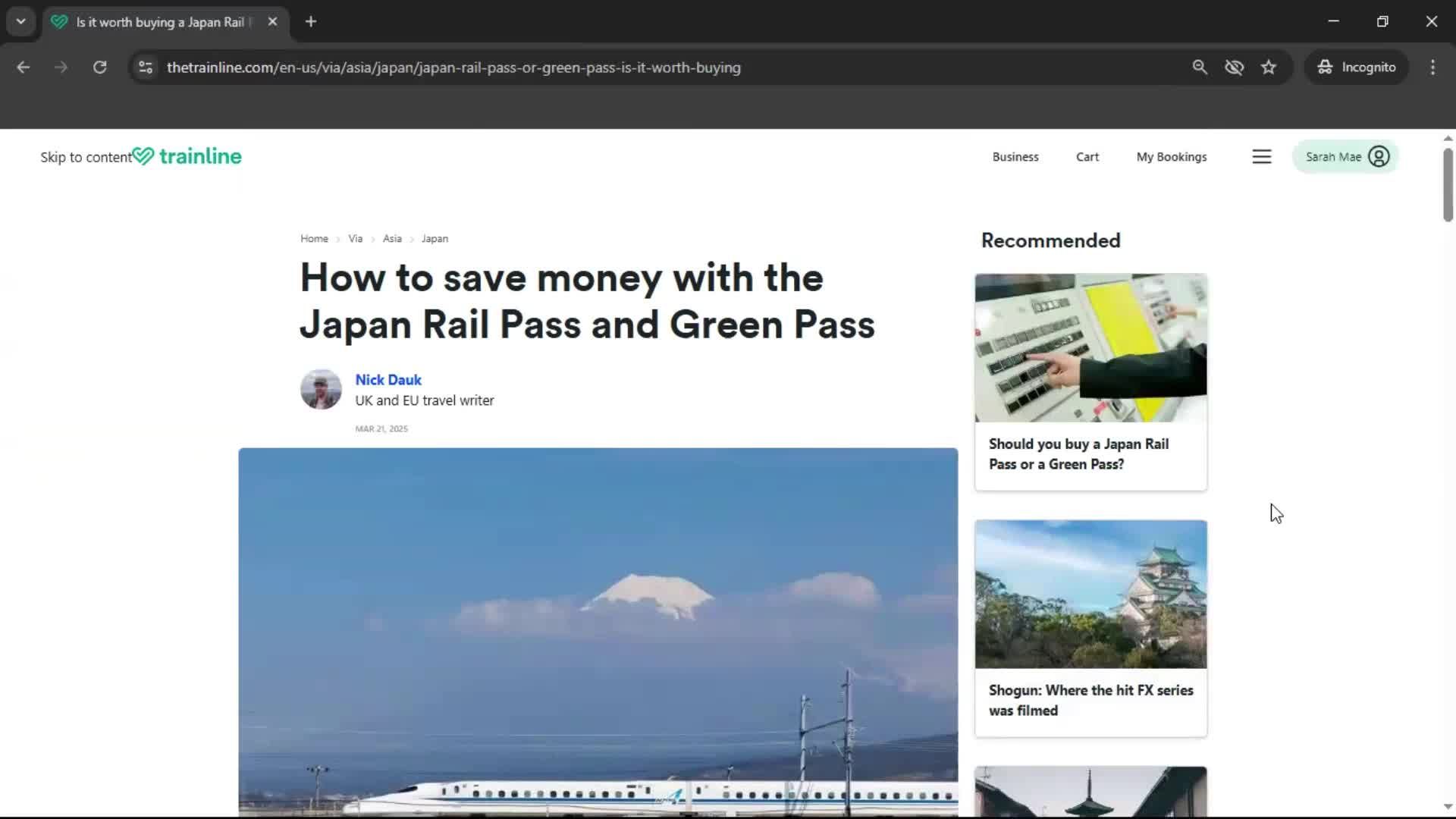 General browsing screenshot
