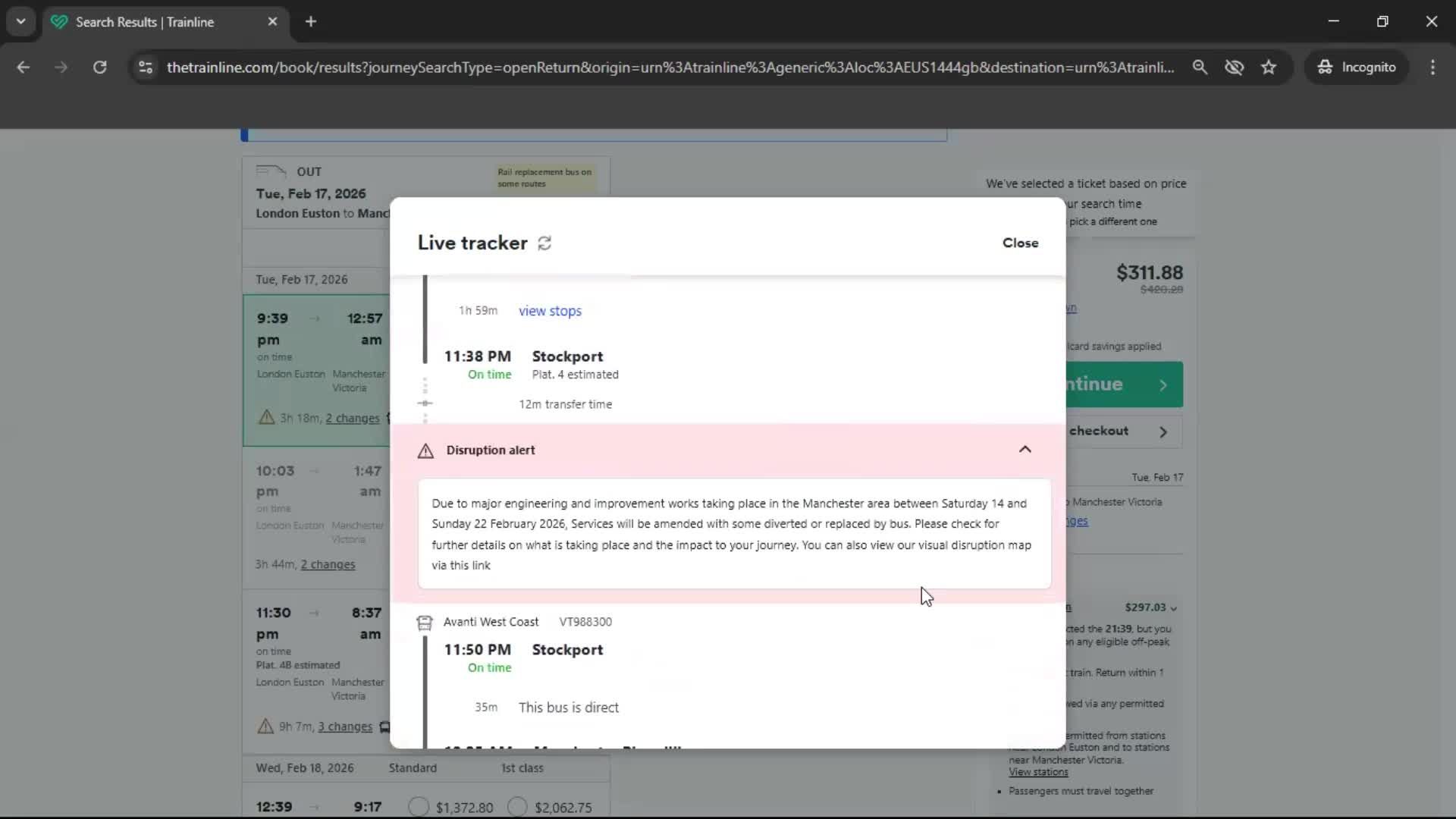 General browsing screenshot