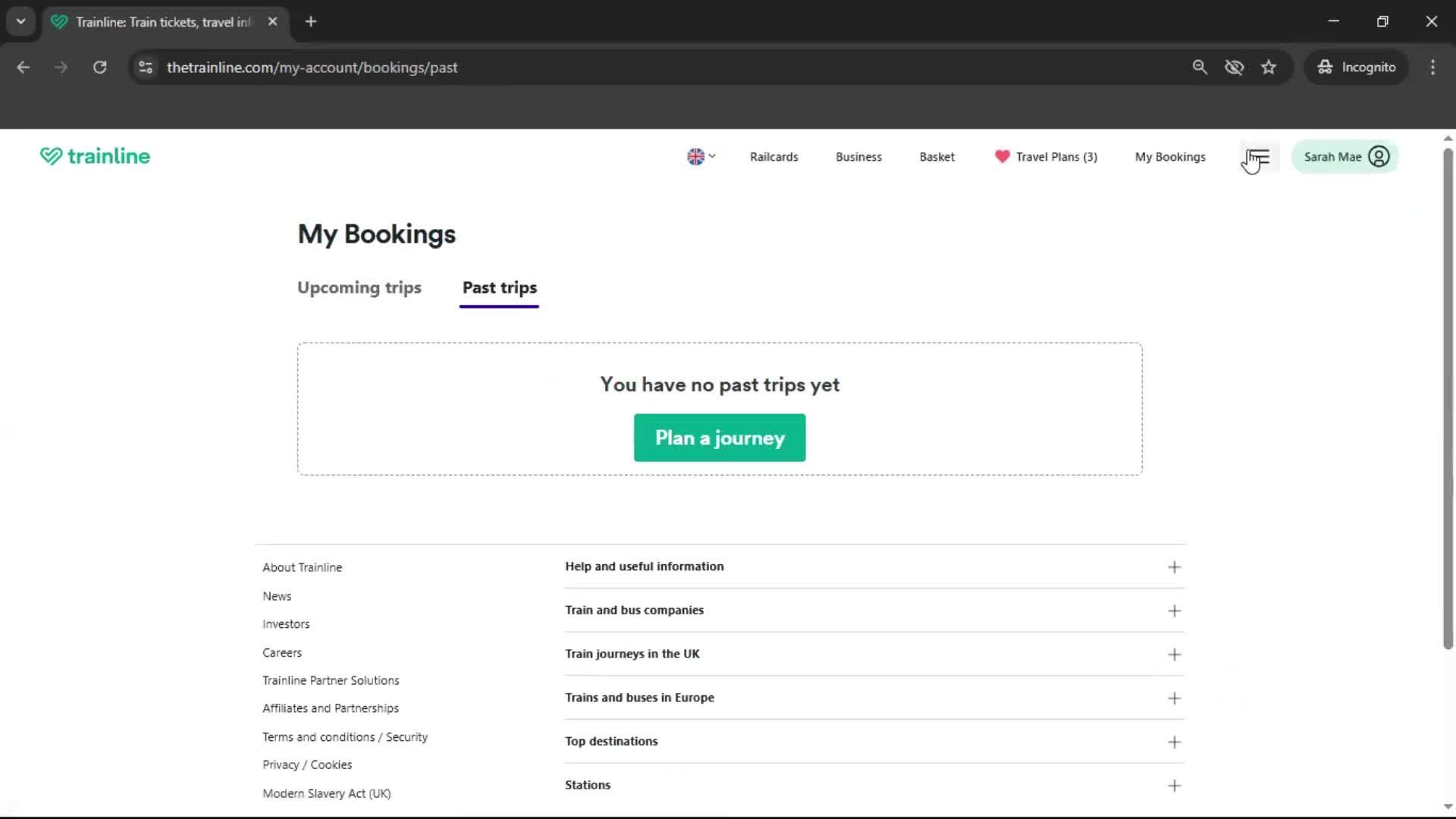 General browsing screenshot
