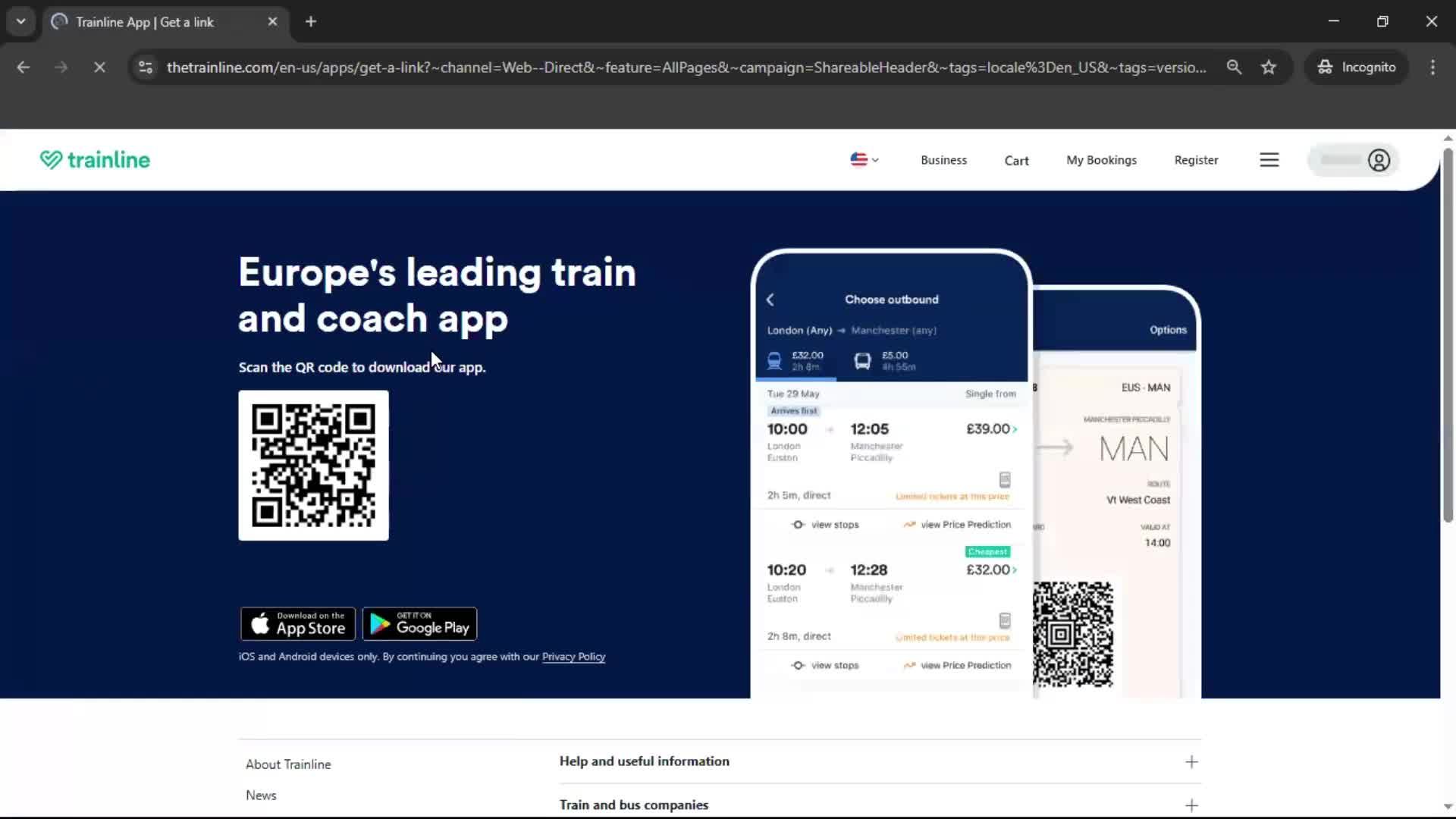 General browsing screenshot