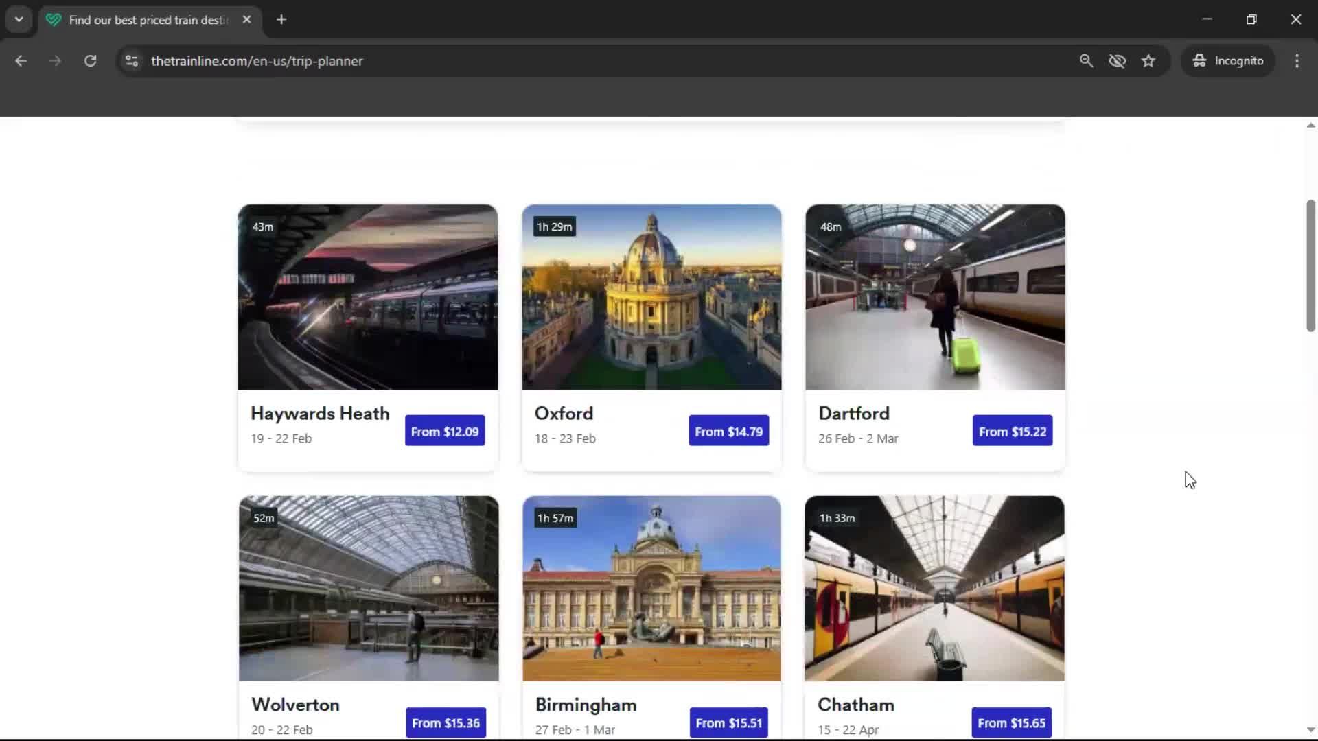 General browsing screenshot