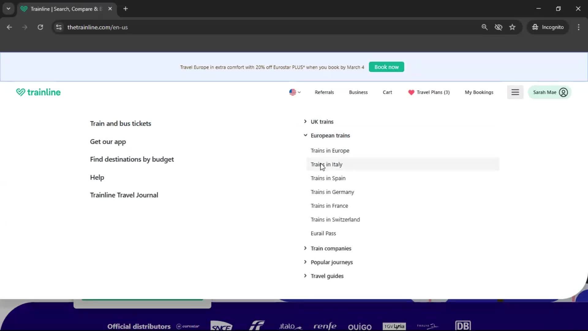 General browsing screenshot