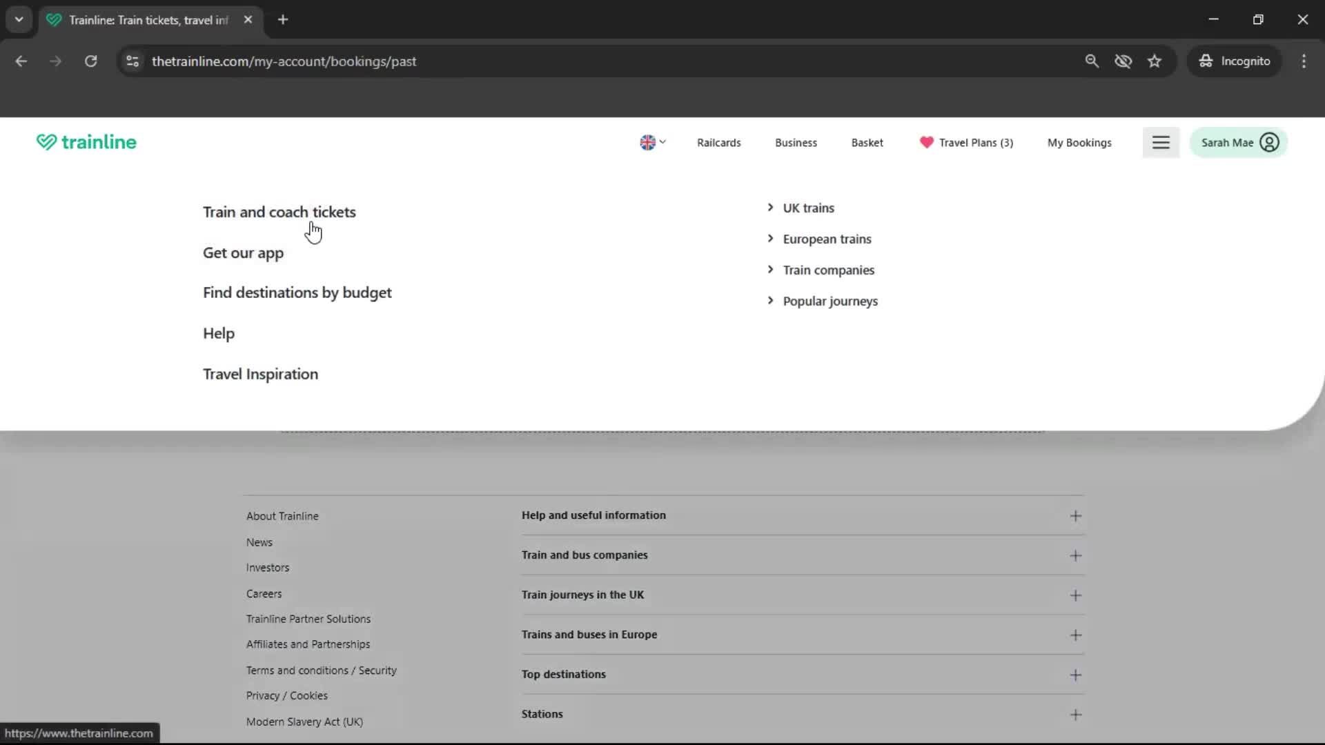 General browsing screenshot