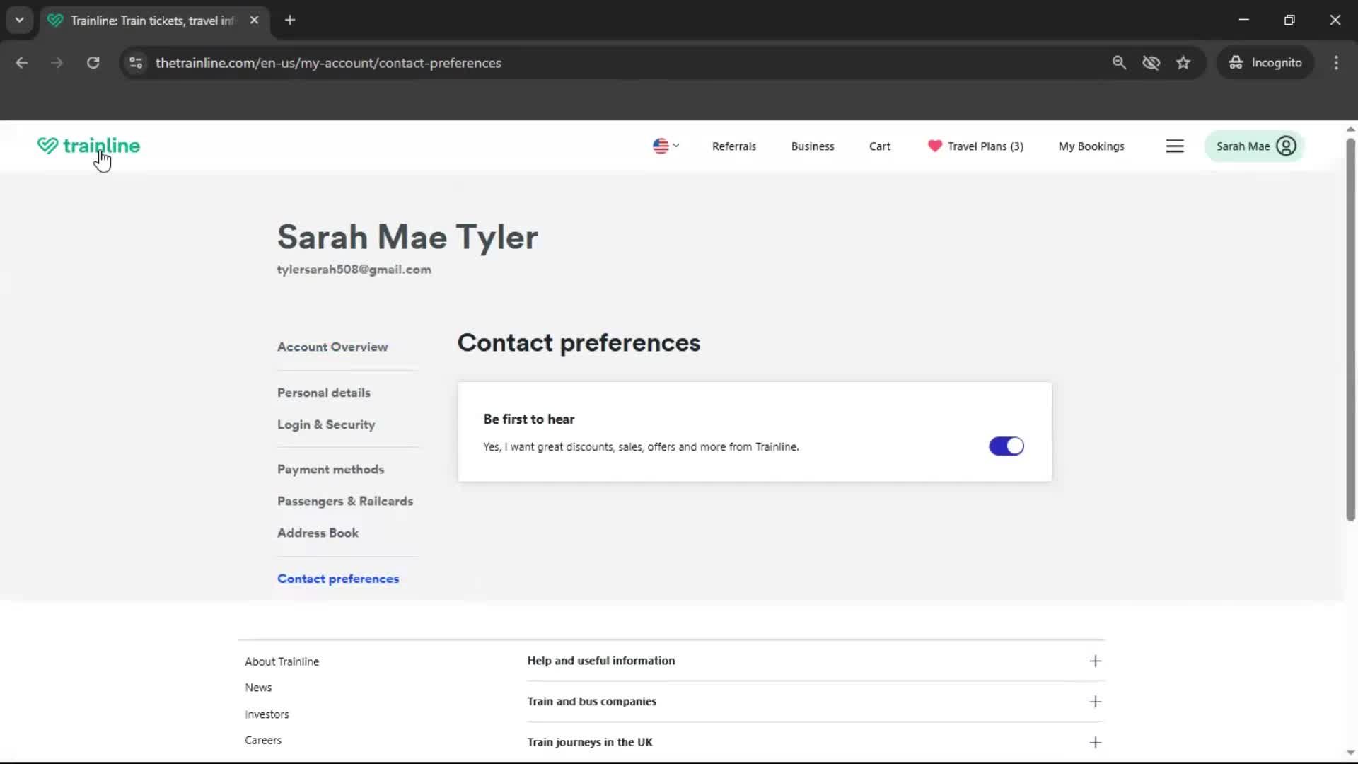 General browsing screenshot