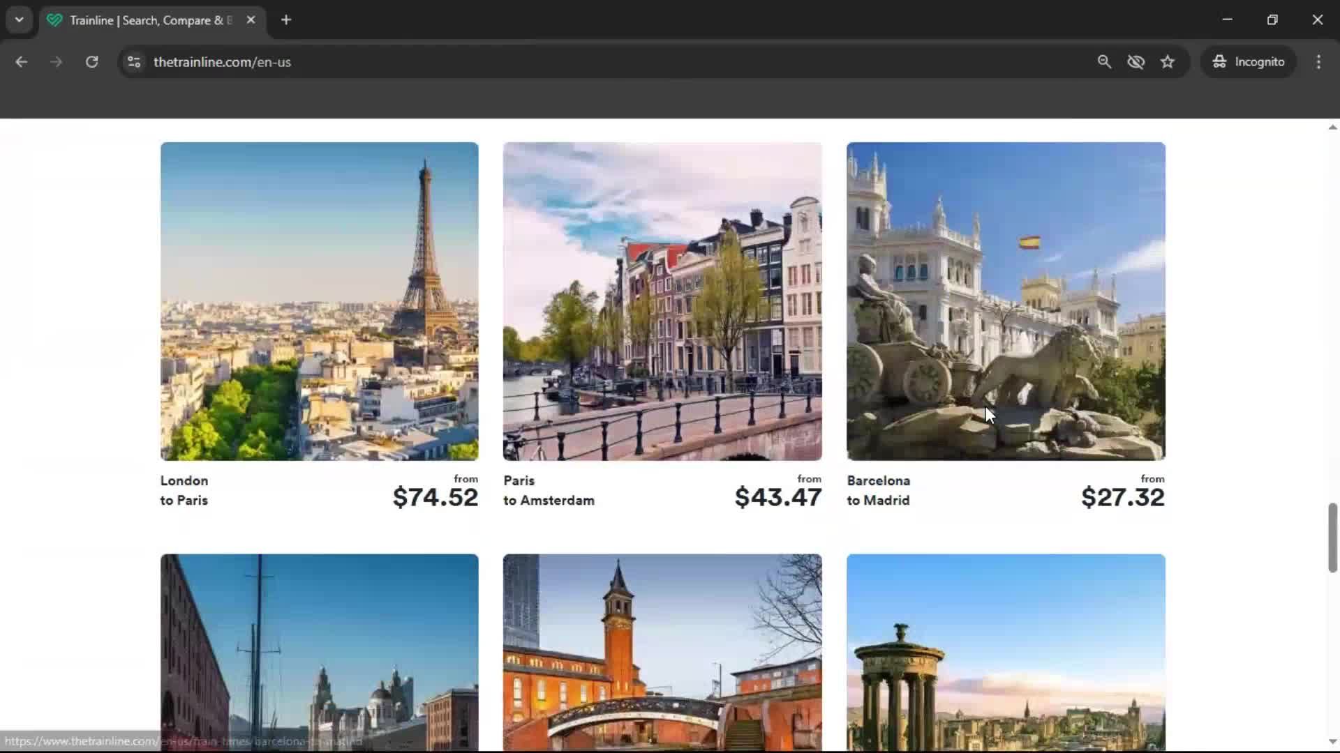 General browsing screenshot