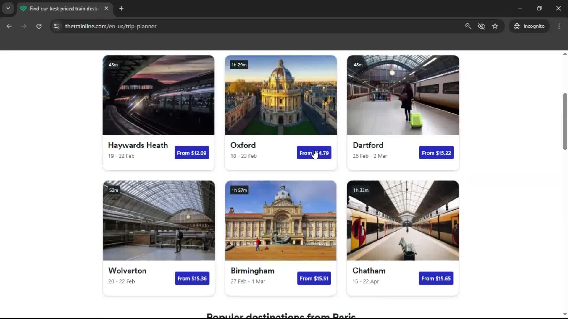 General browsing screenshot