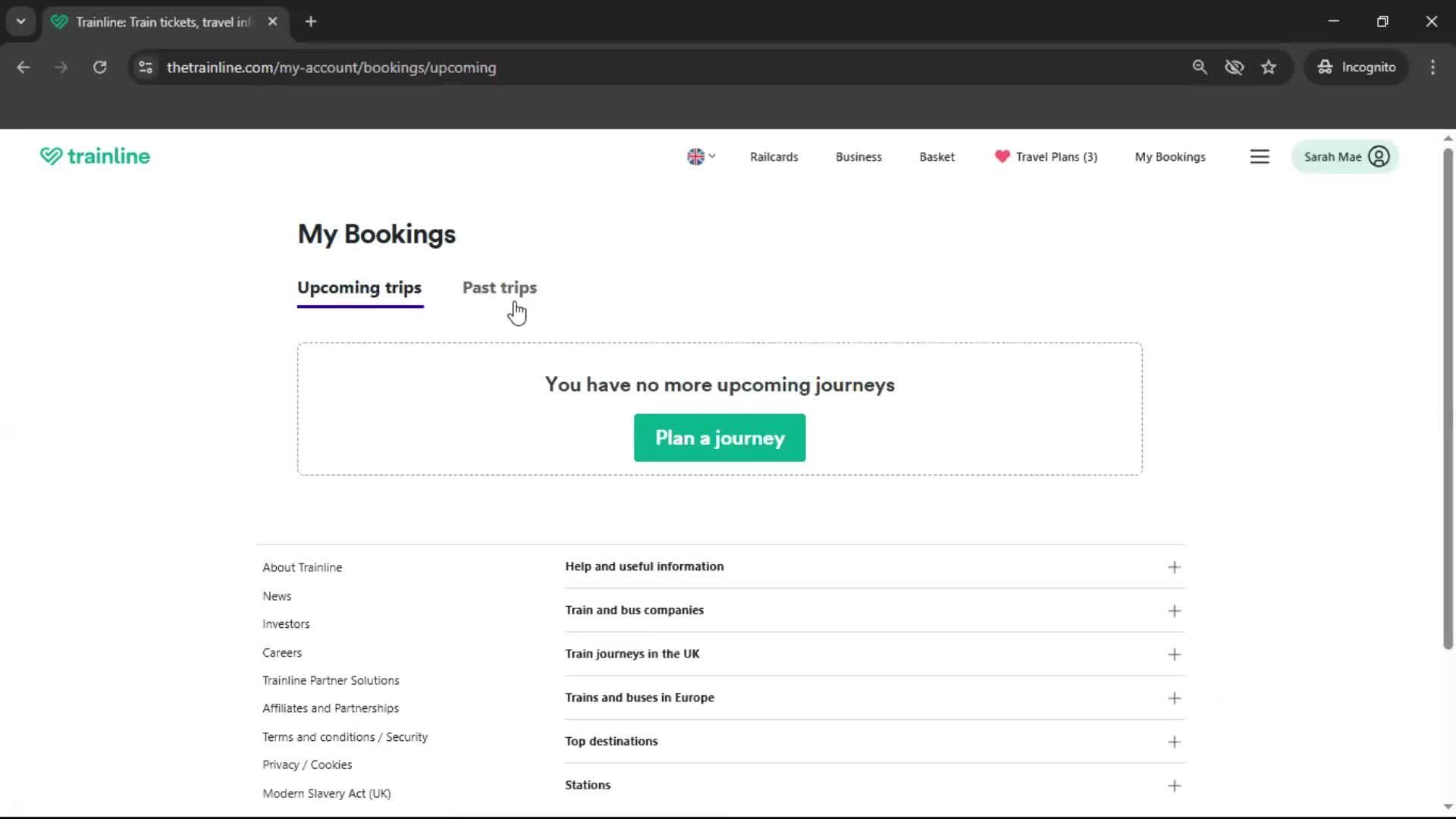 General browsing screenshot