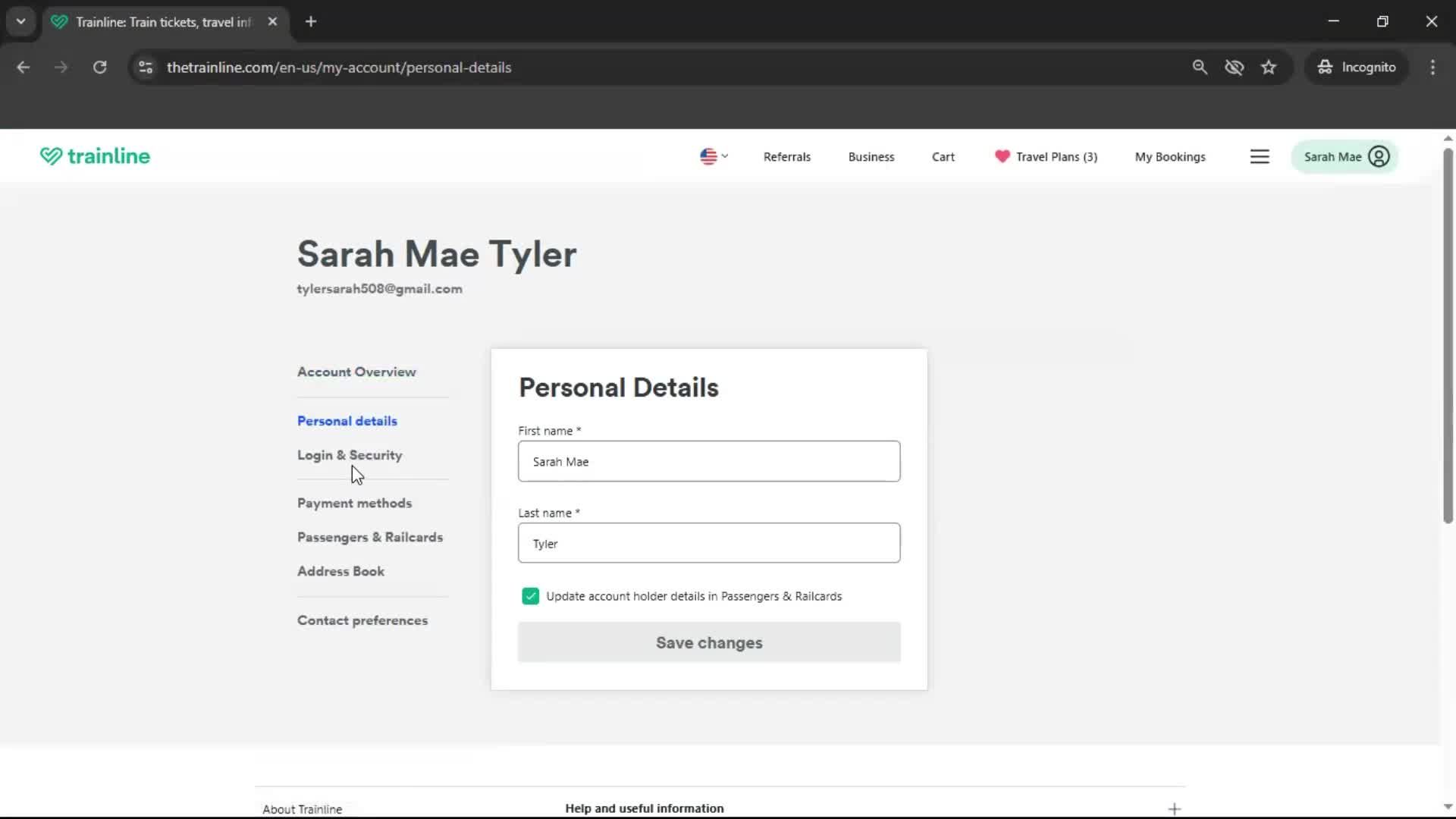General browsing on Trainline video thumbnail