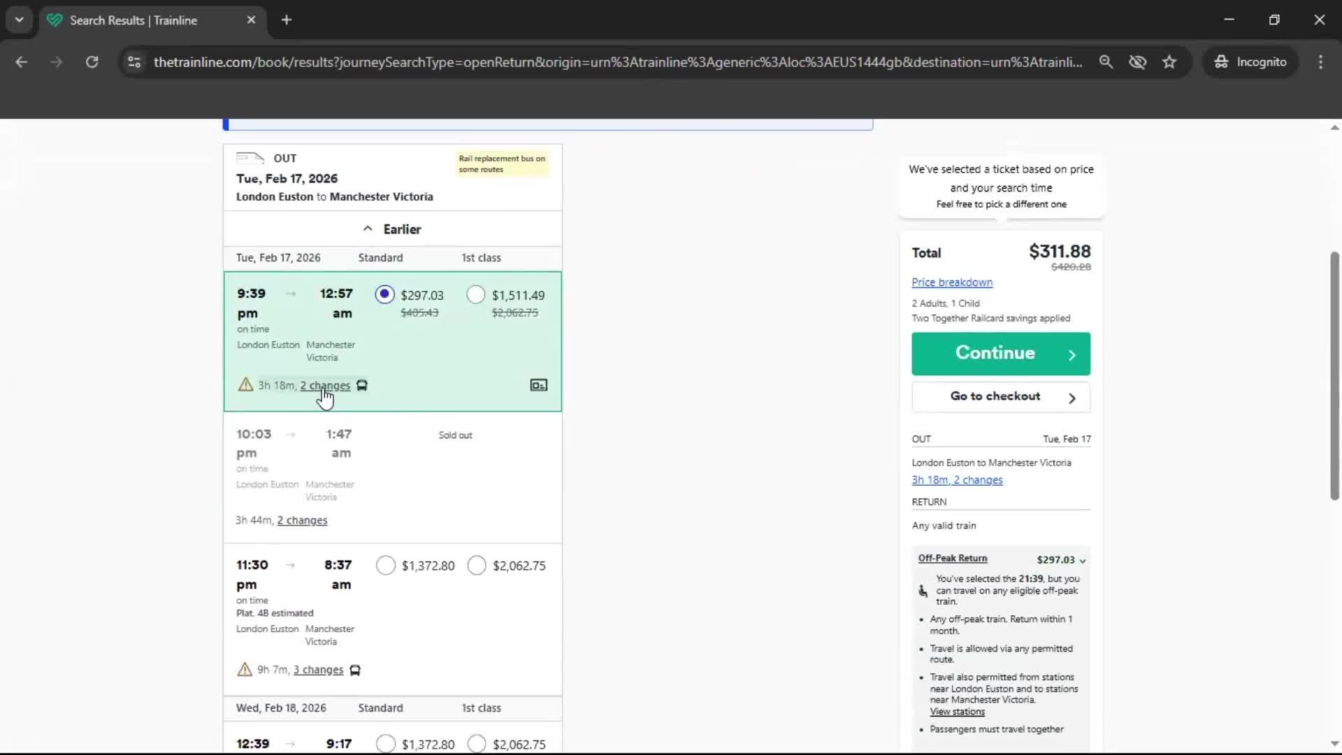 General browsing screenshot