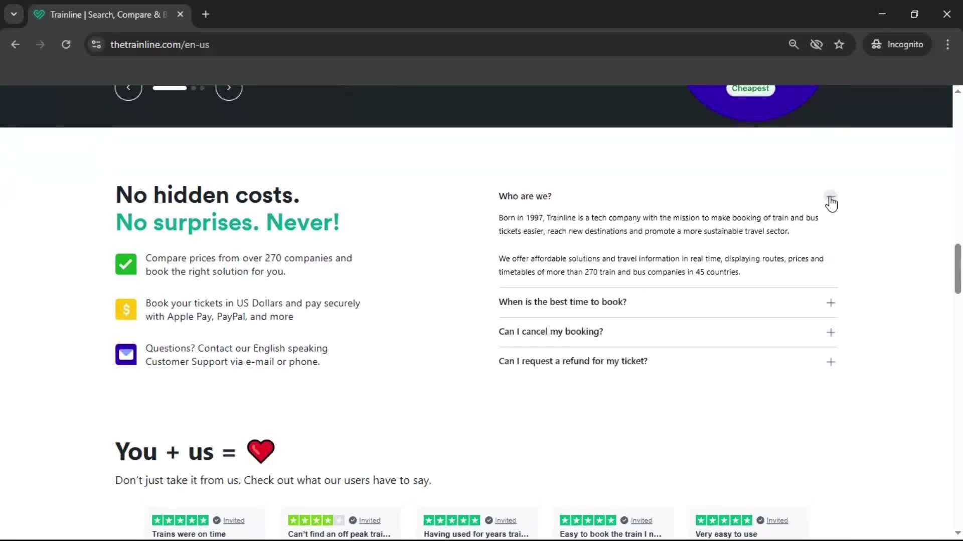 General browsing screenshot