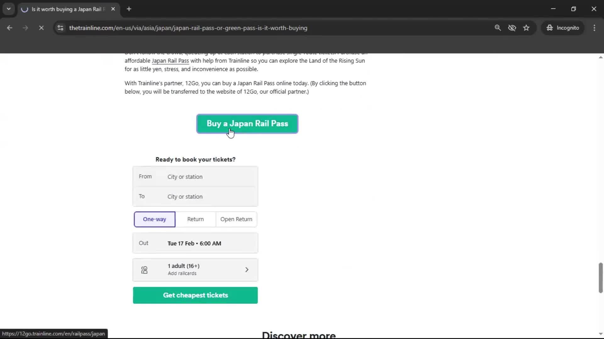 General browsing screenshot