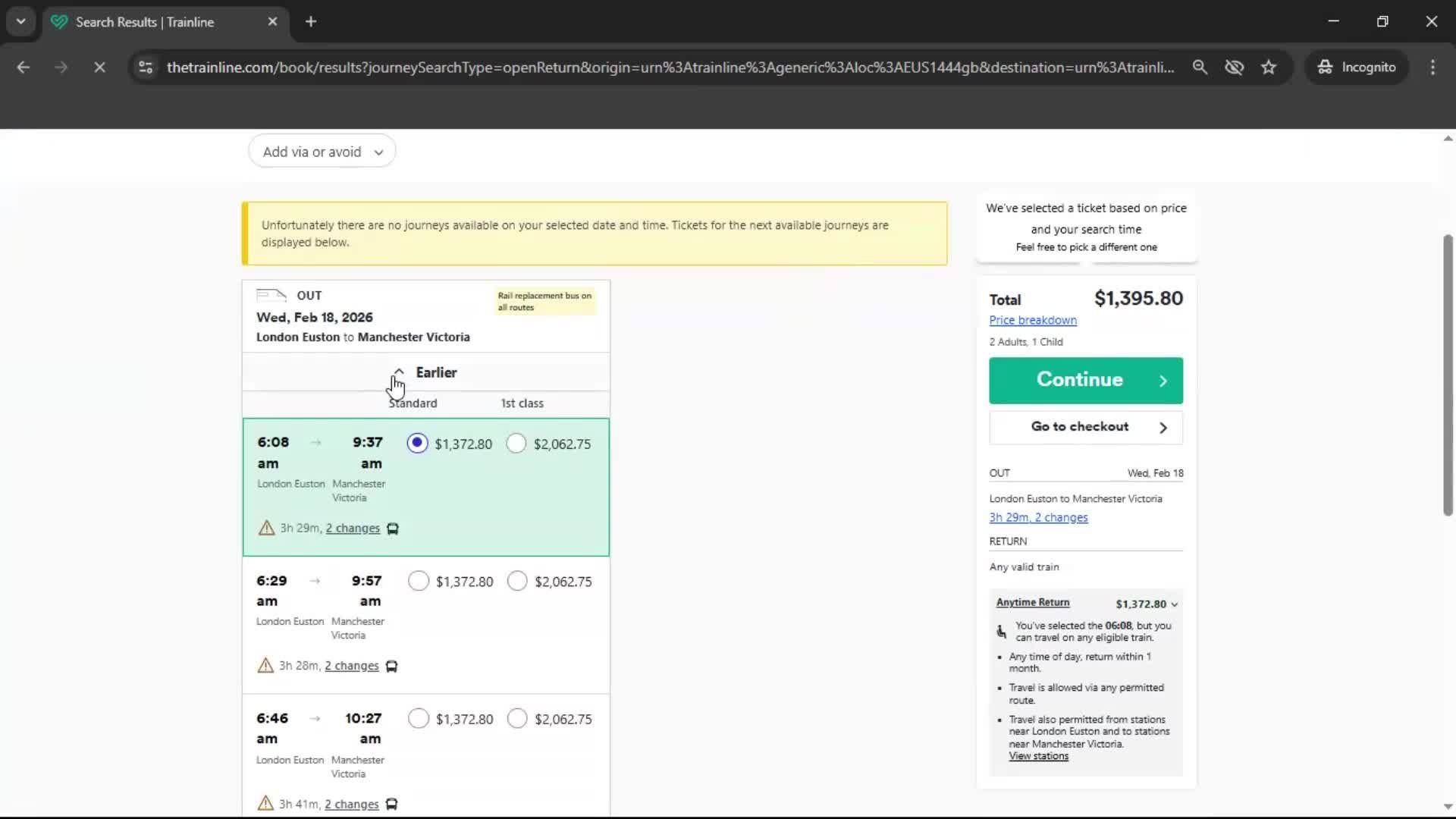 General browsing screenshot