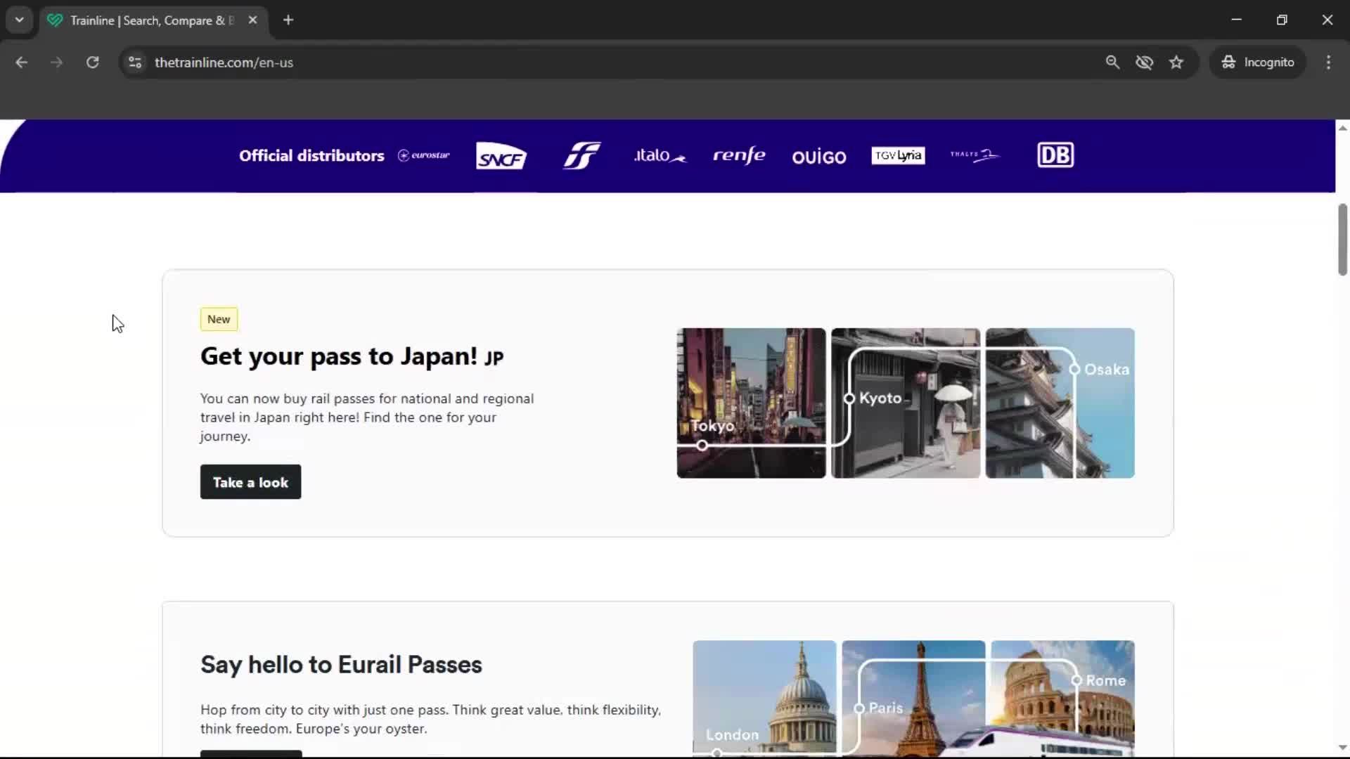 General browsing screenshot