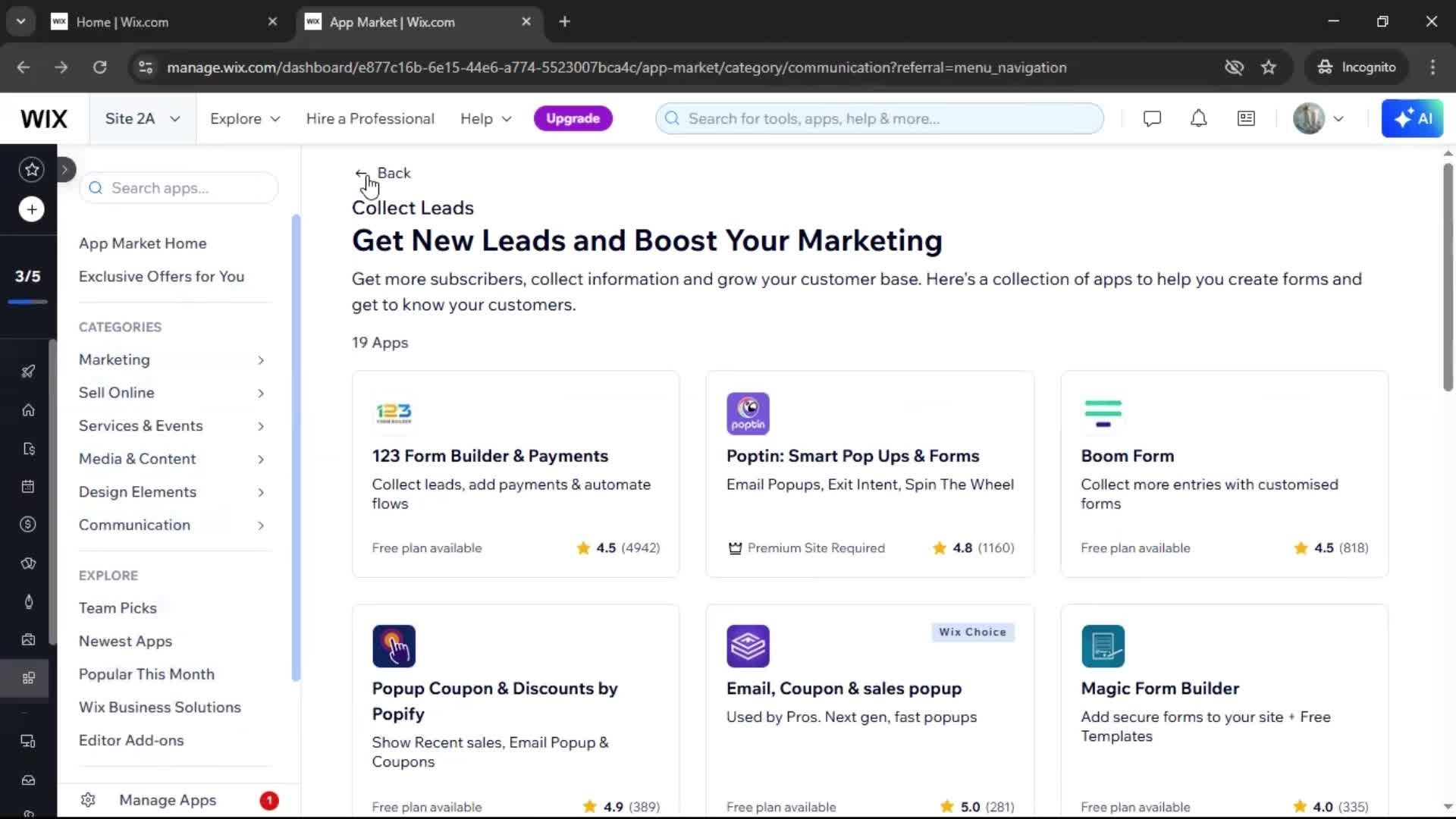 General browsing screenshot