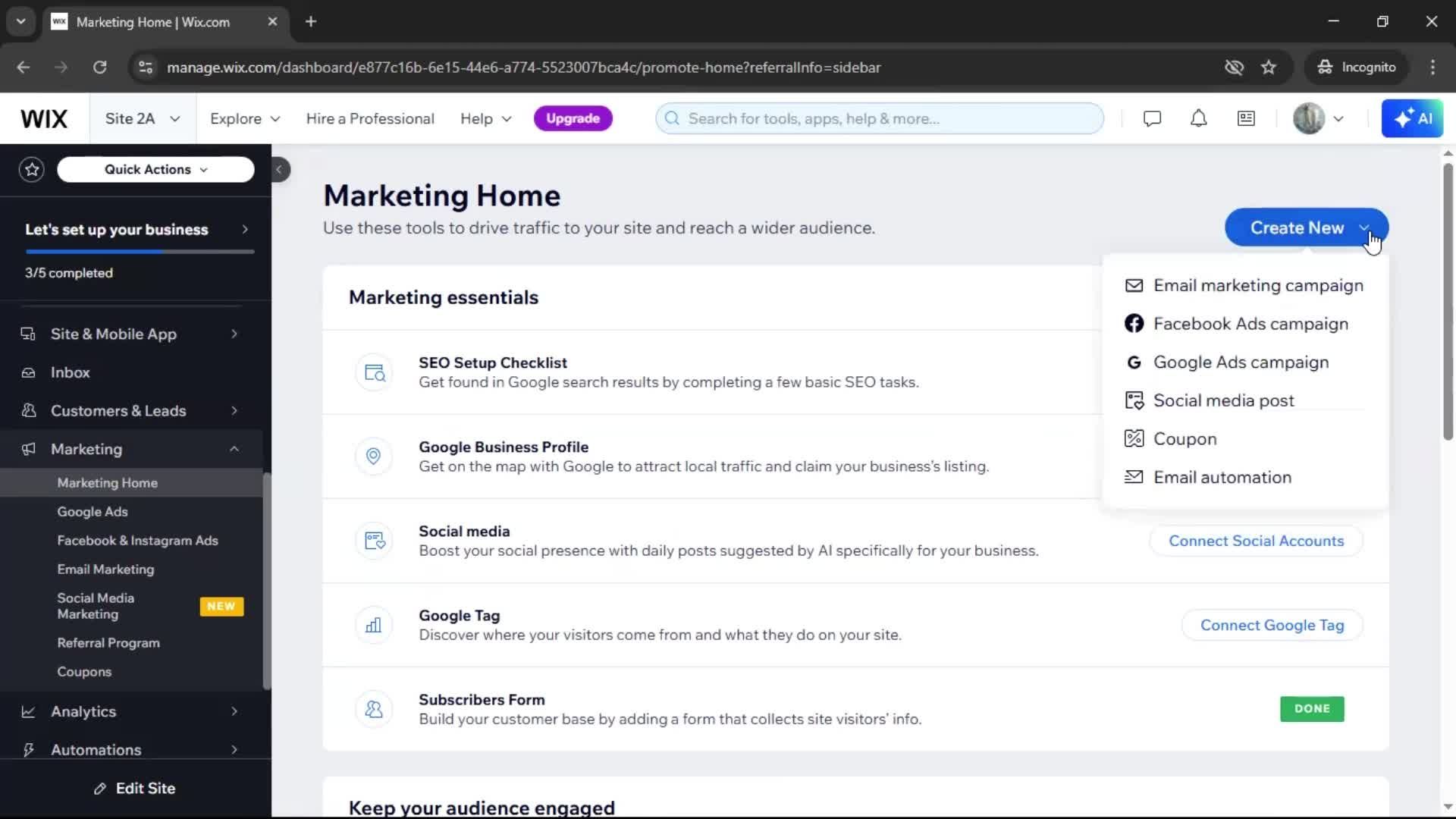 General browsing screenshot