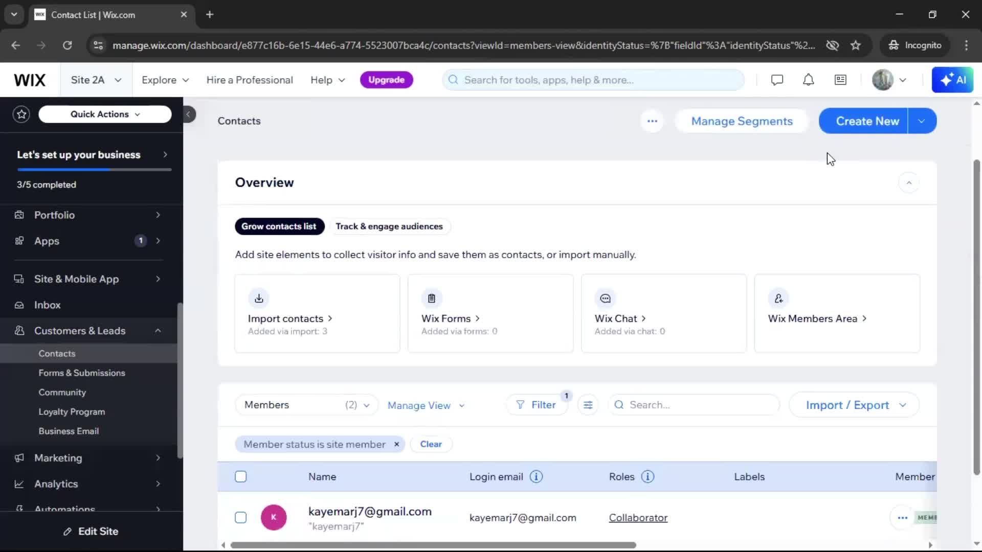 General browsing screenshot