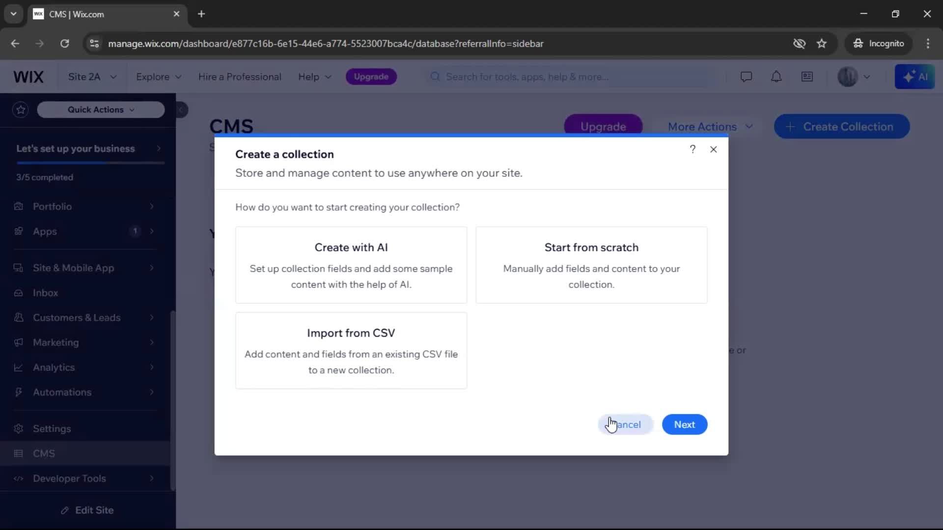 General browsing screenshot