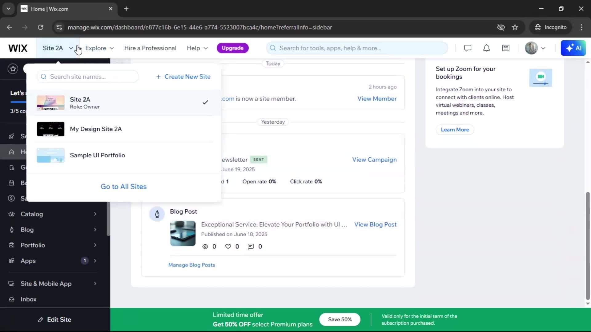 General browsing screenshot