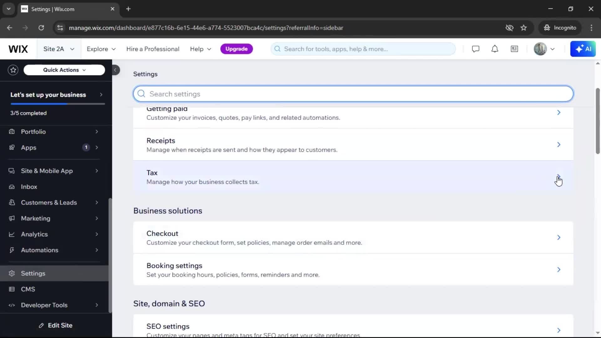 General browsing screenshot