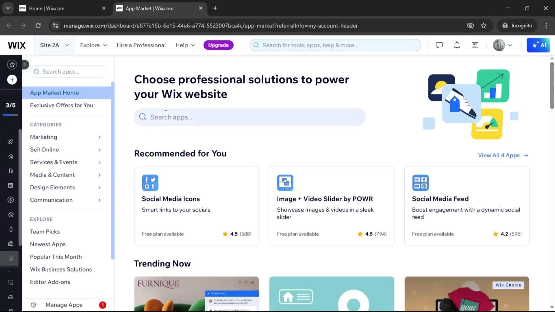 General browsing screenshot