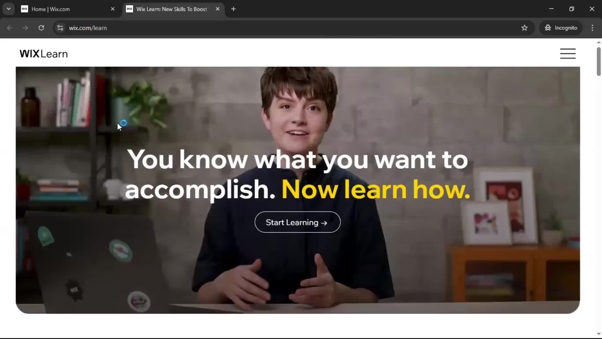 General browsing screenshot