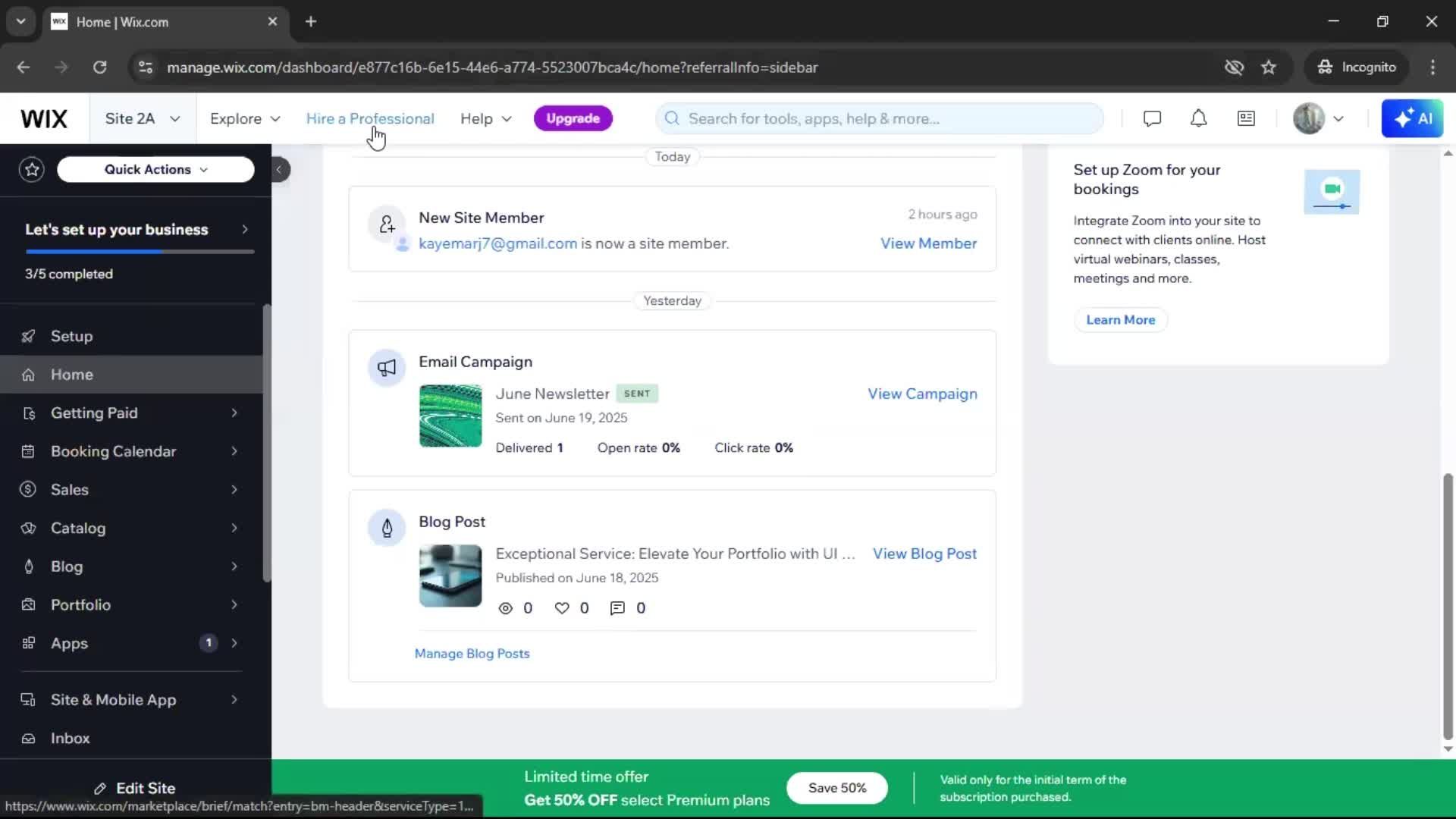 General browsing screenshot
