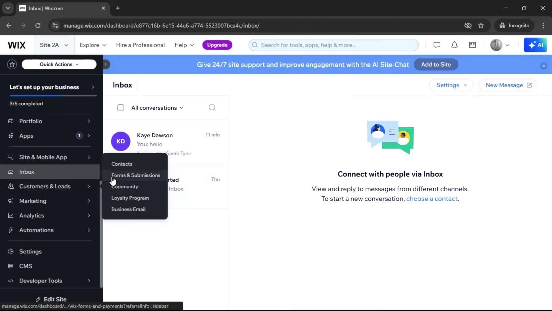 General browsing screenshot