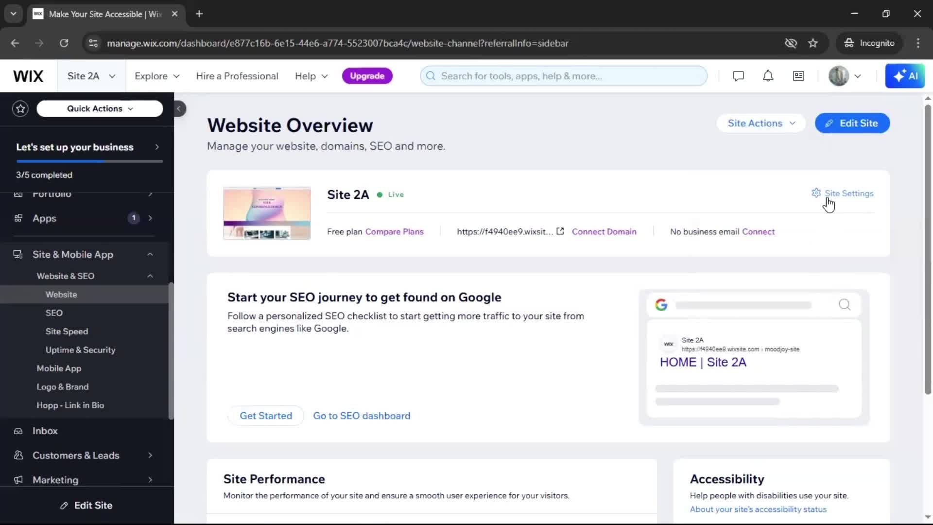 General browsing screenshot