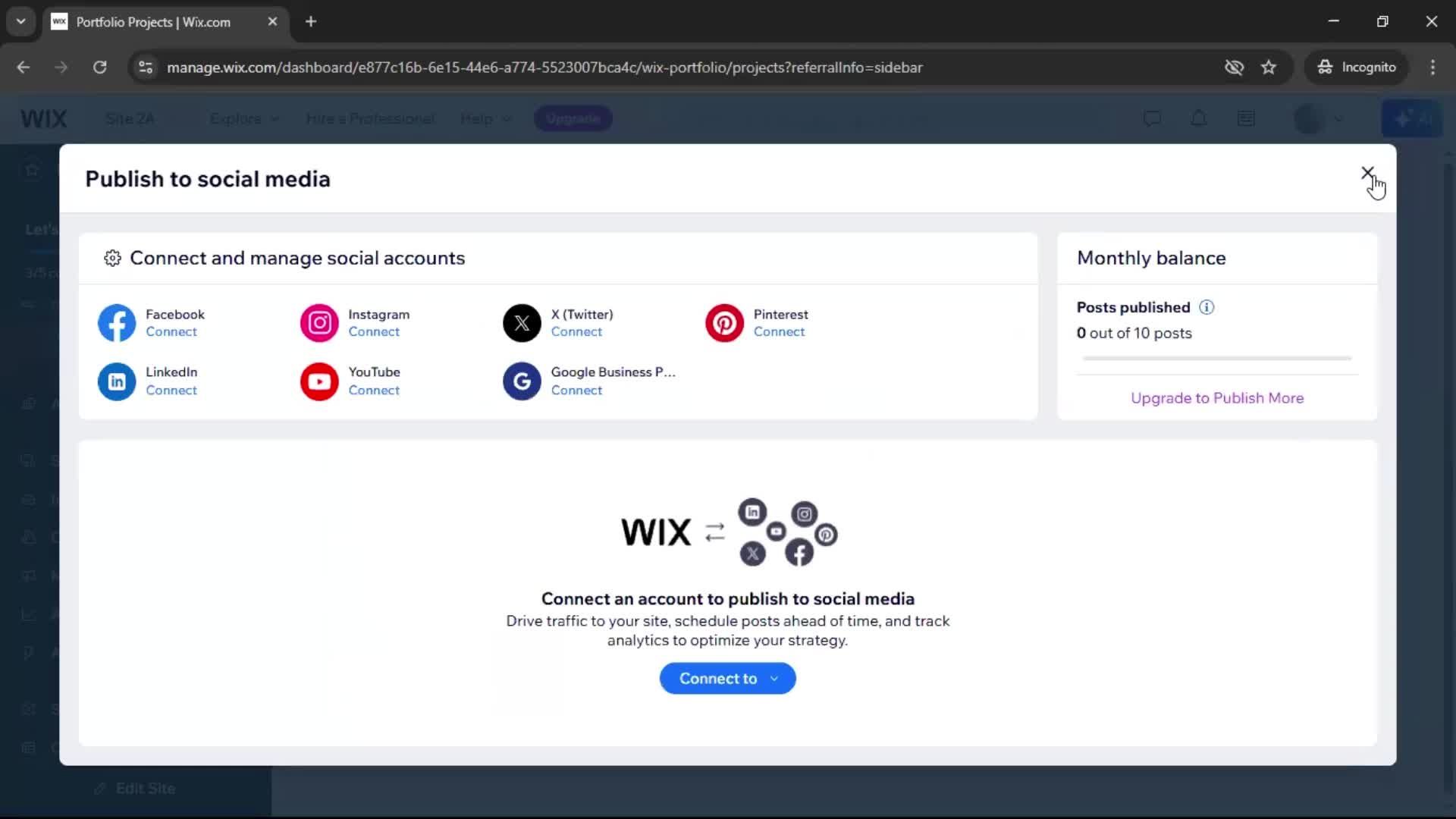 General browsing screenshot