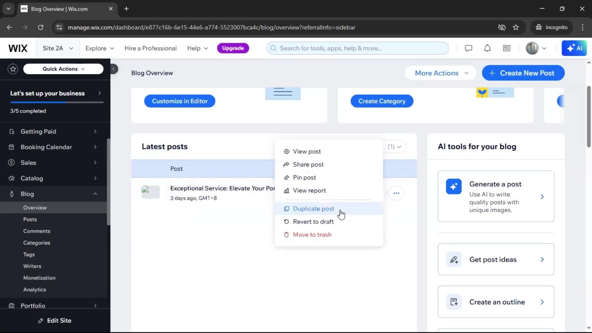 General browsing screenshot