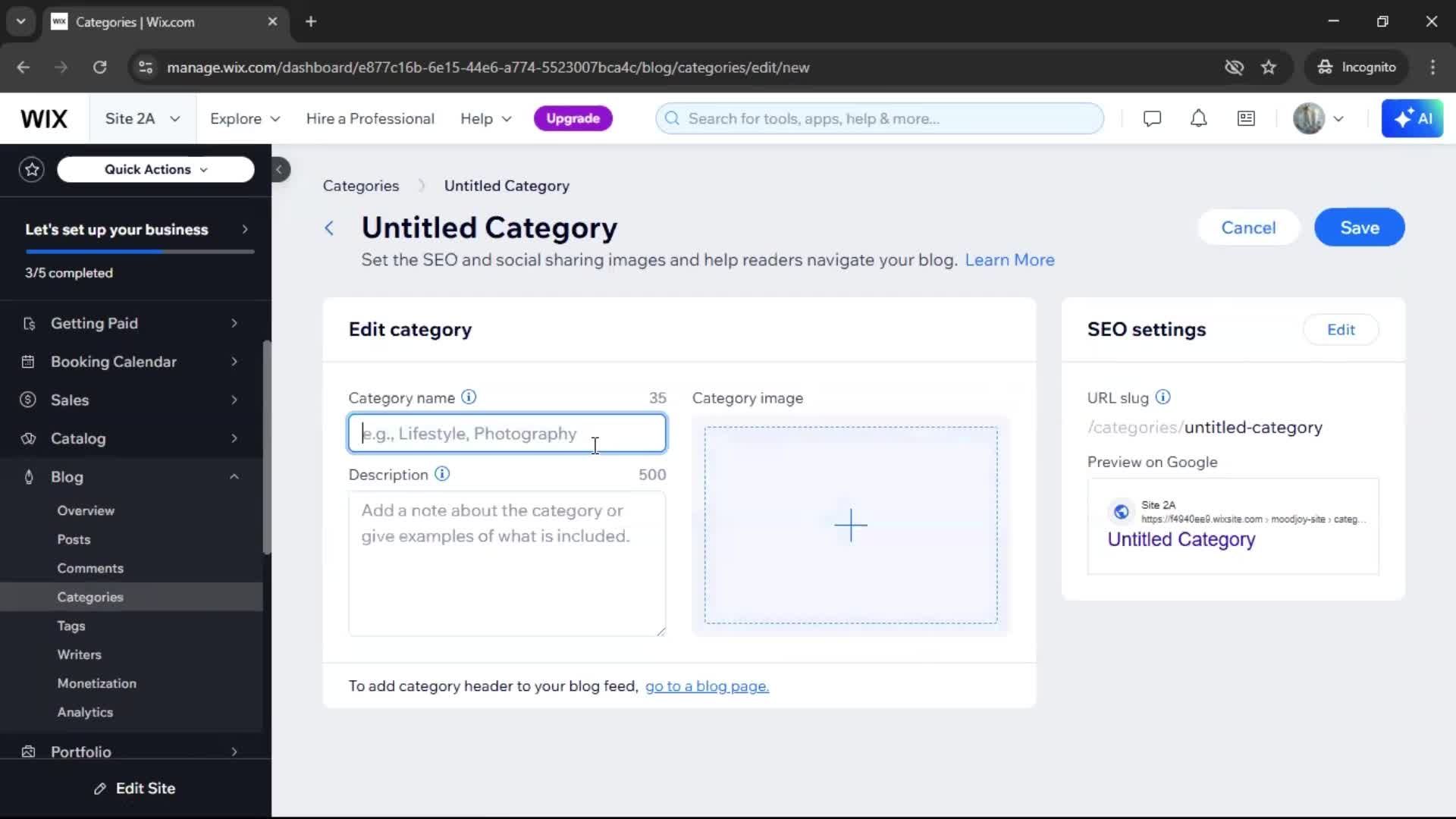 General browsing screenshot