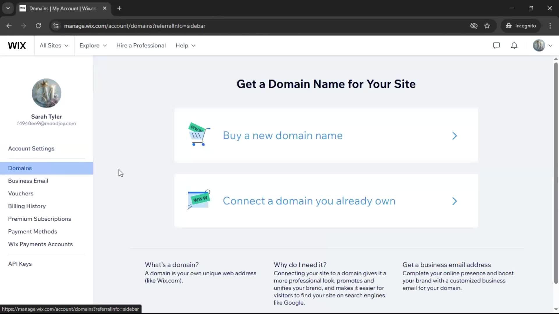 General browsing screenshot