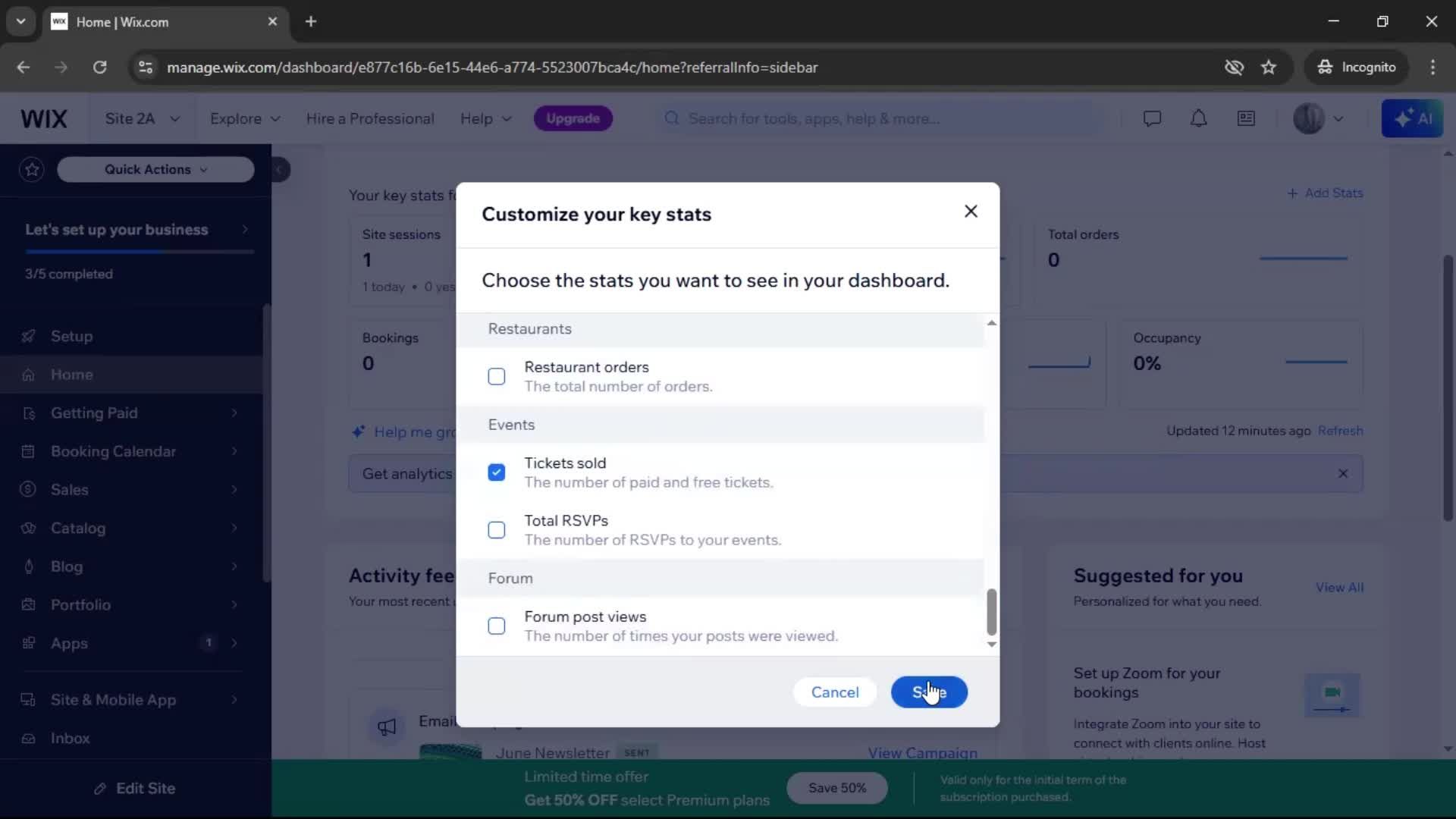General browsing screenshot