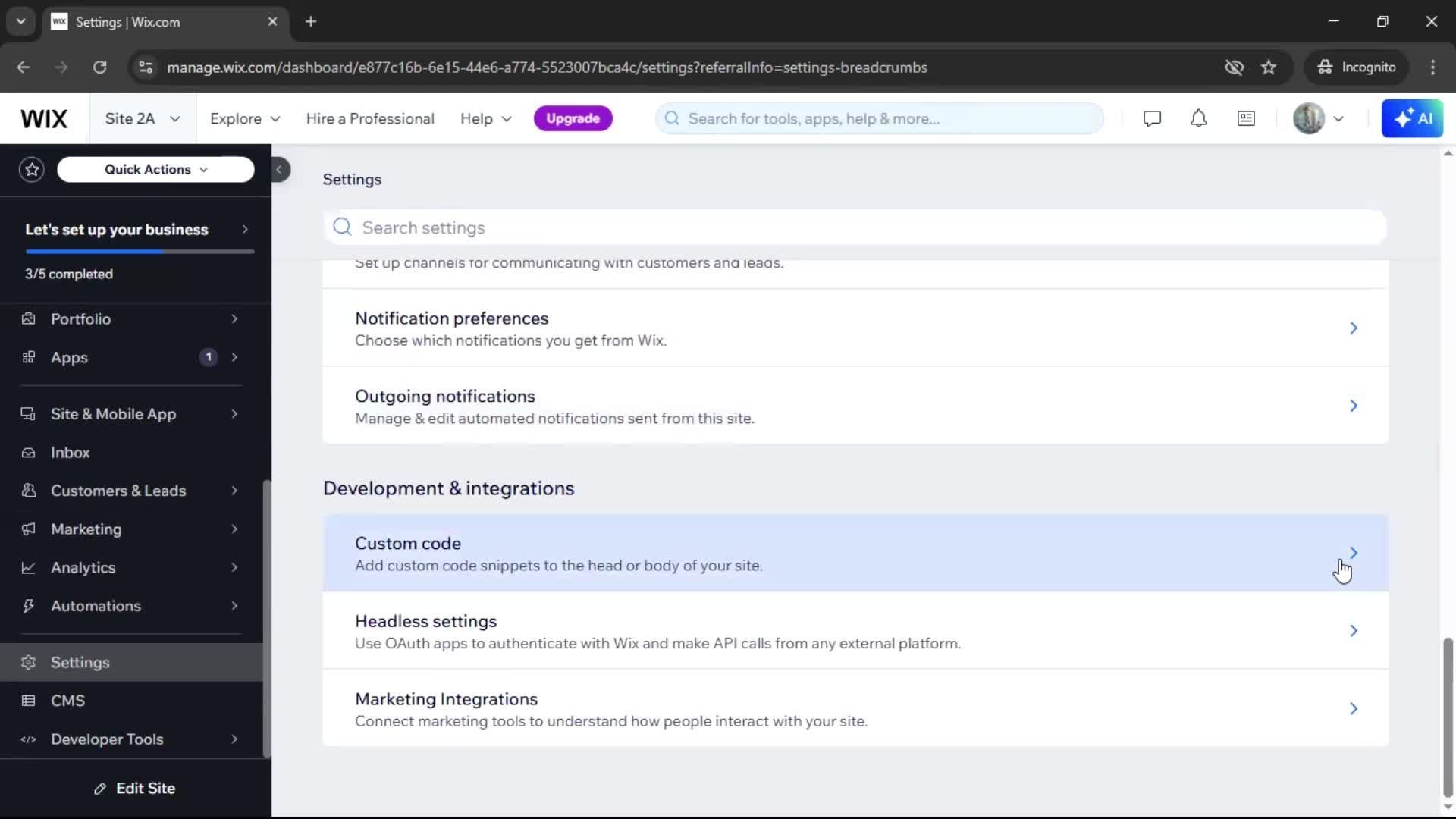 General browsing screenshot