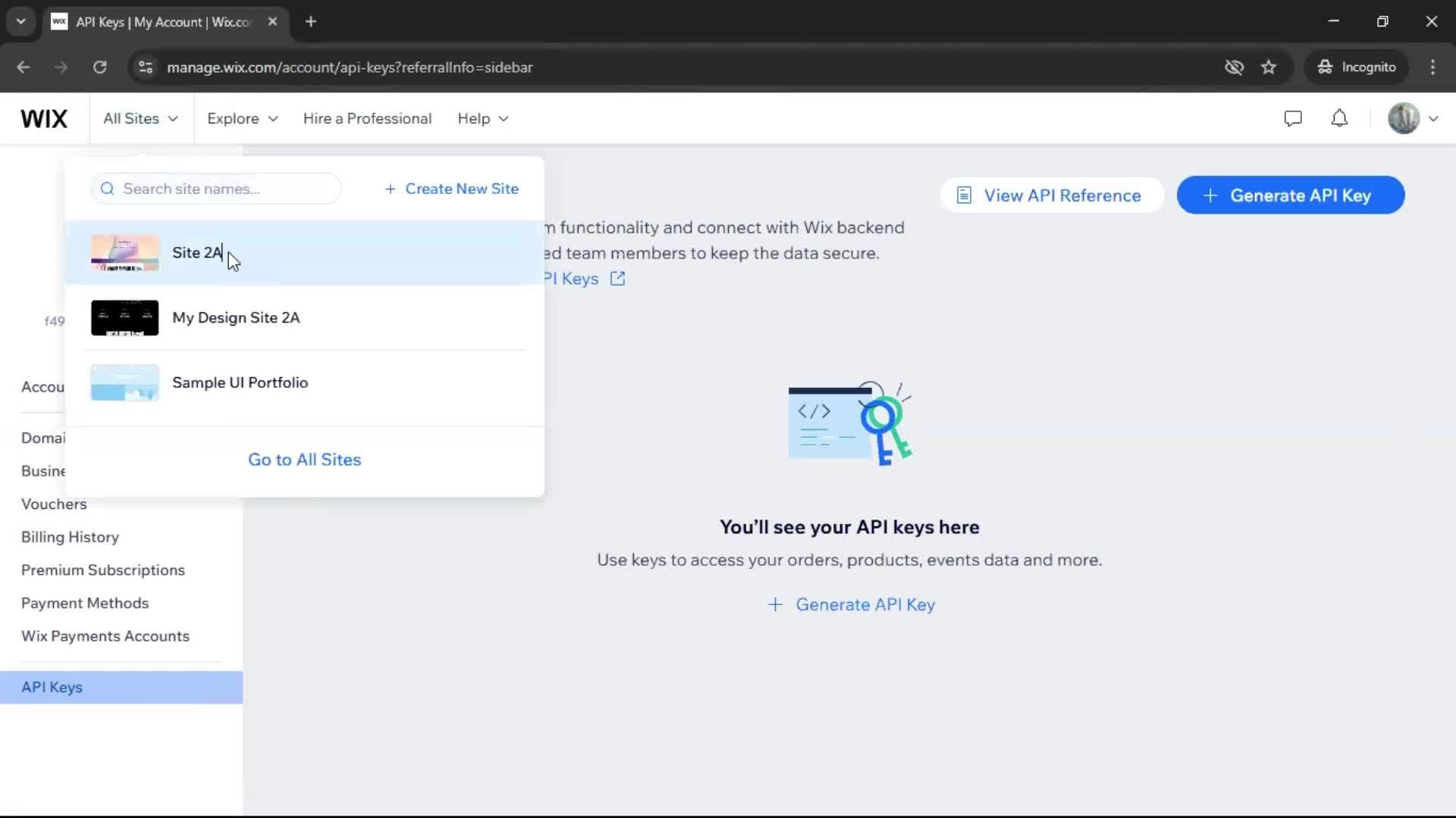 General browsing screenshot