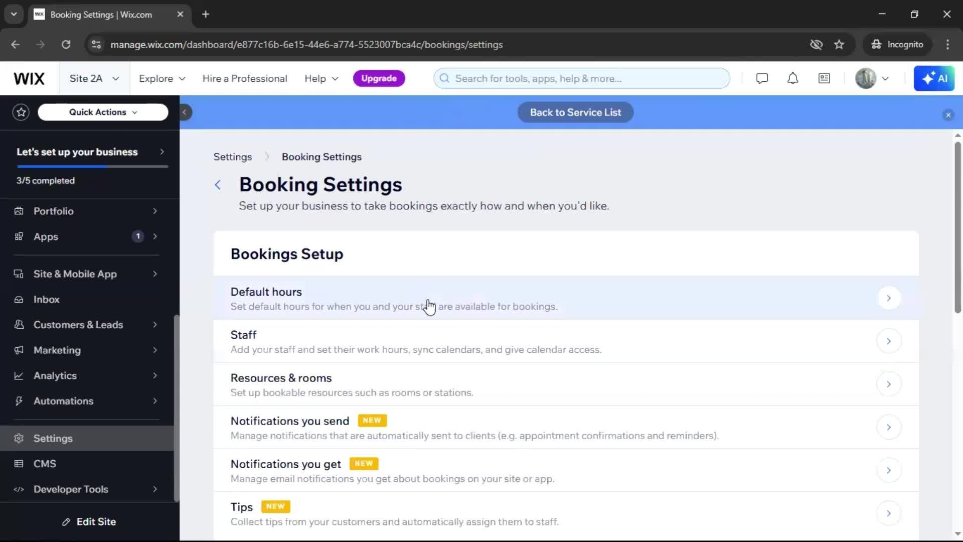 General browsing screenshot