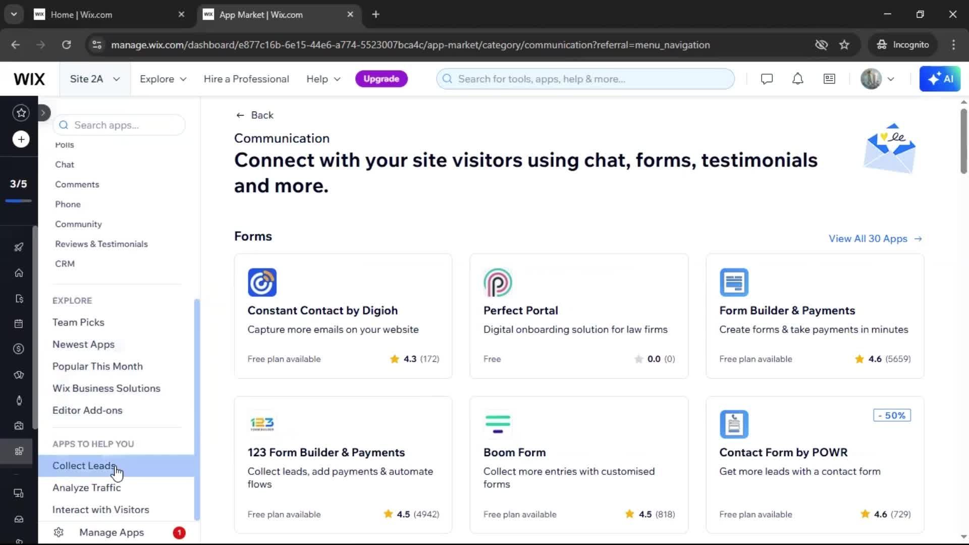 General browsing screenshot