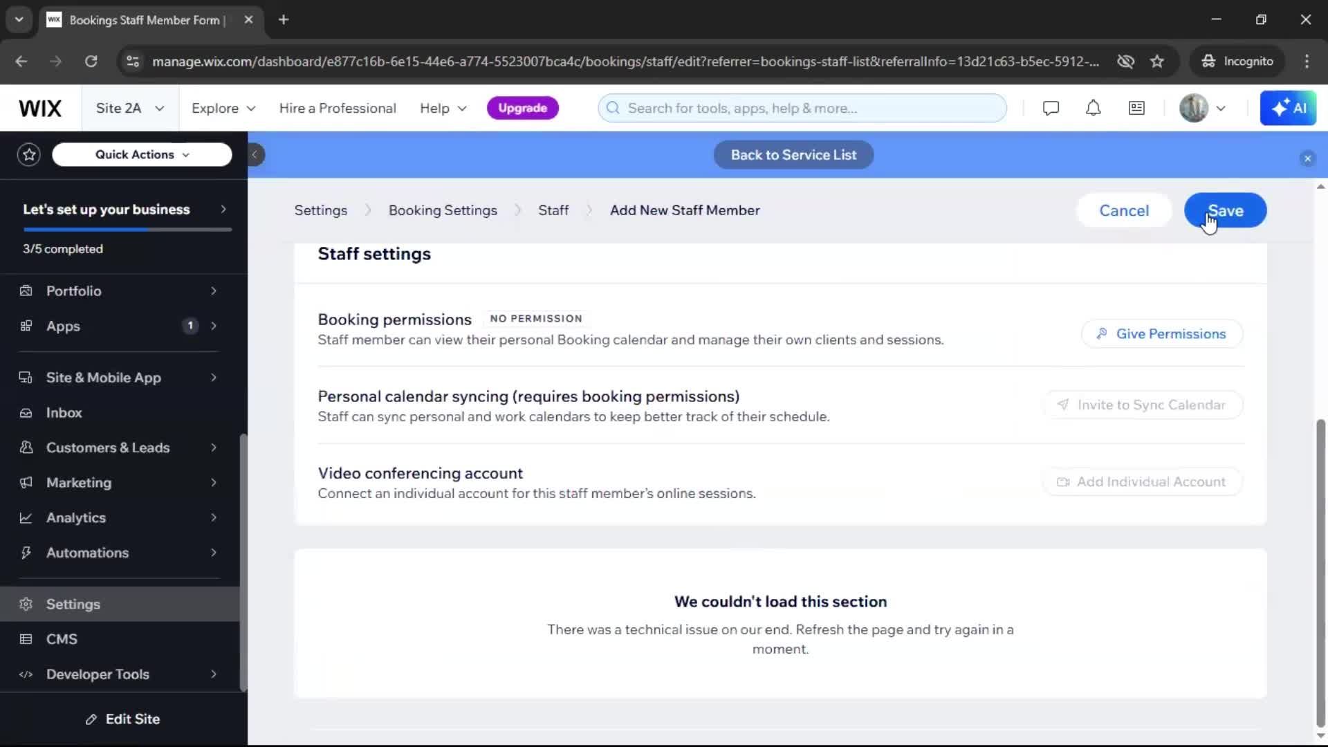 General browsing screenshot