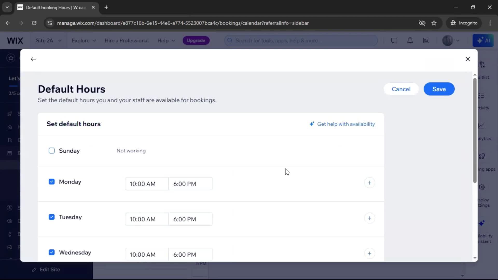 General browsing screenshot