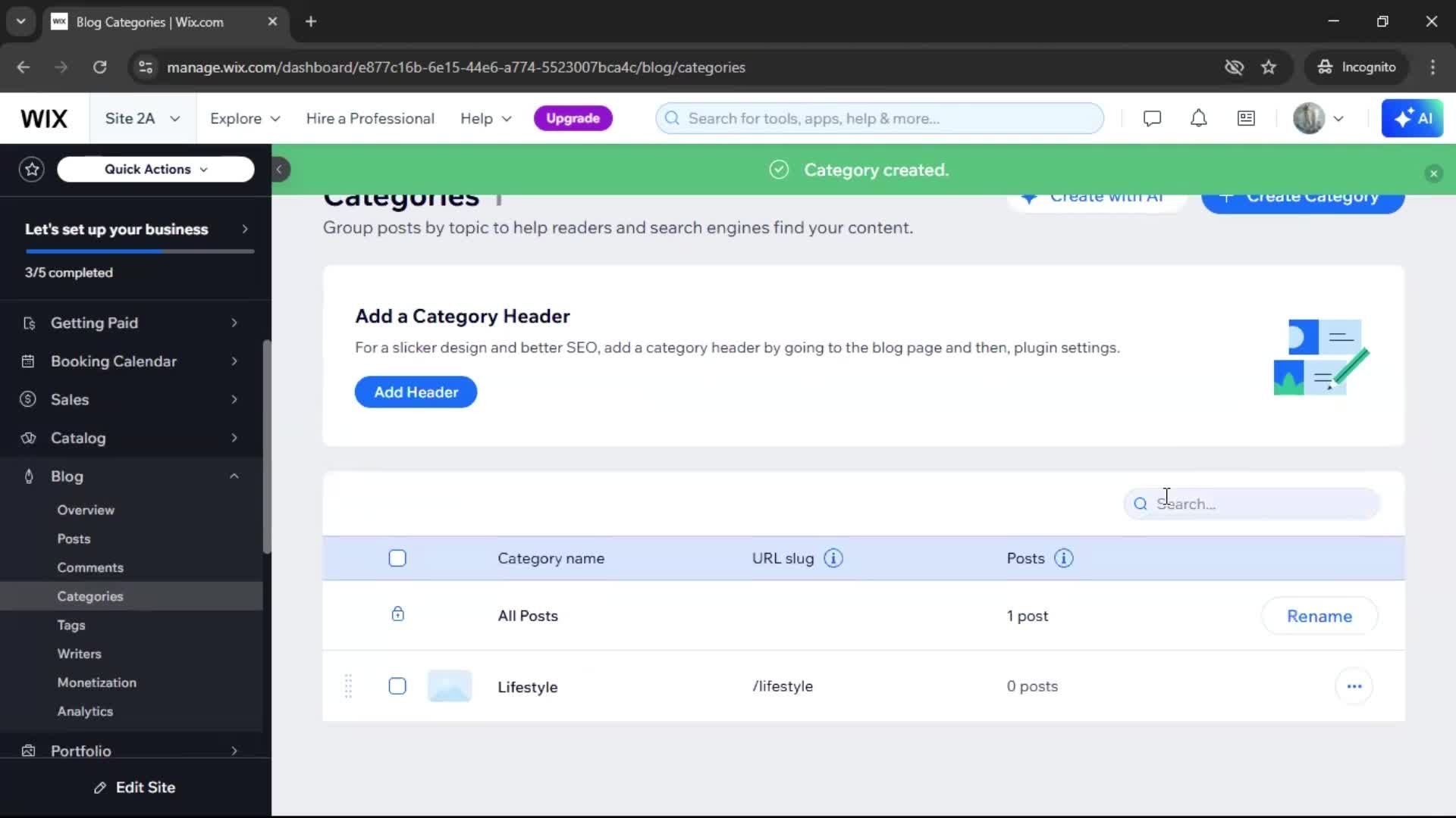 General browsing screenshot