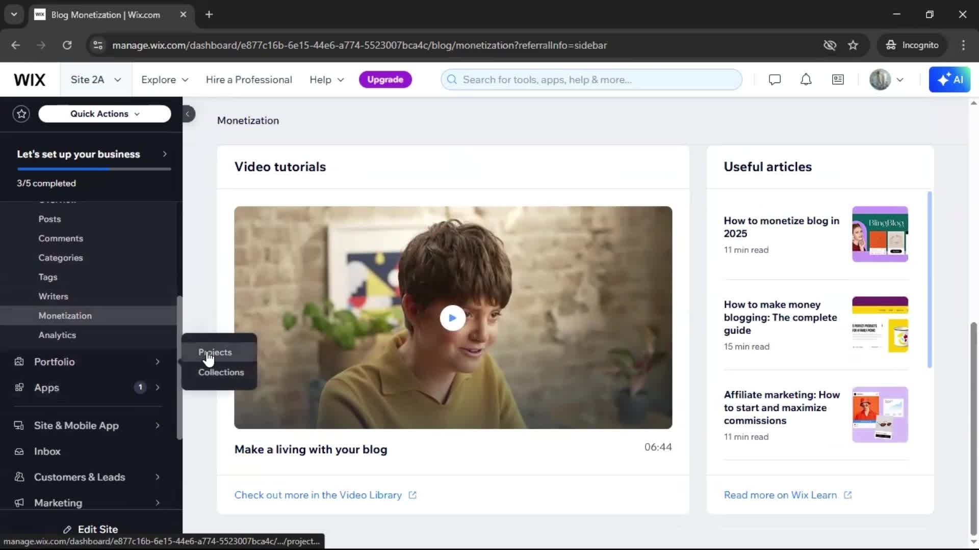 General browsing screenshot