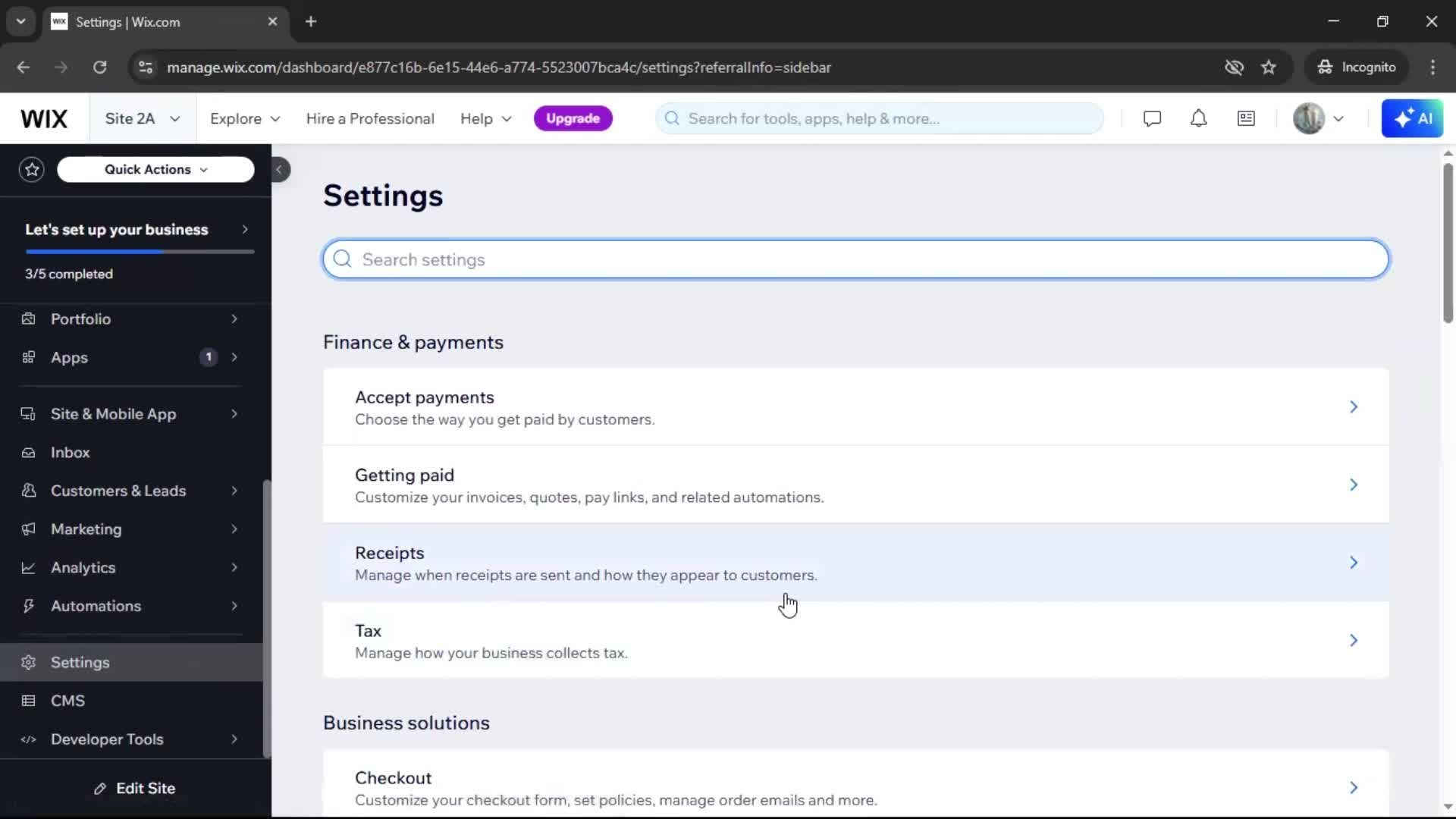 General browsing screenshot